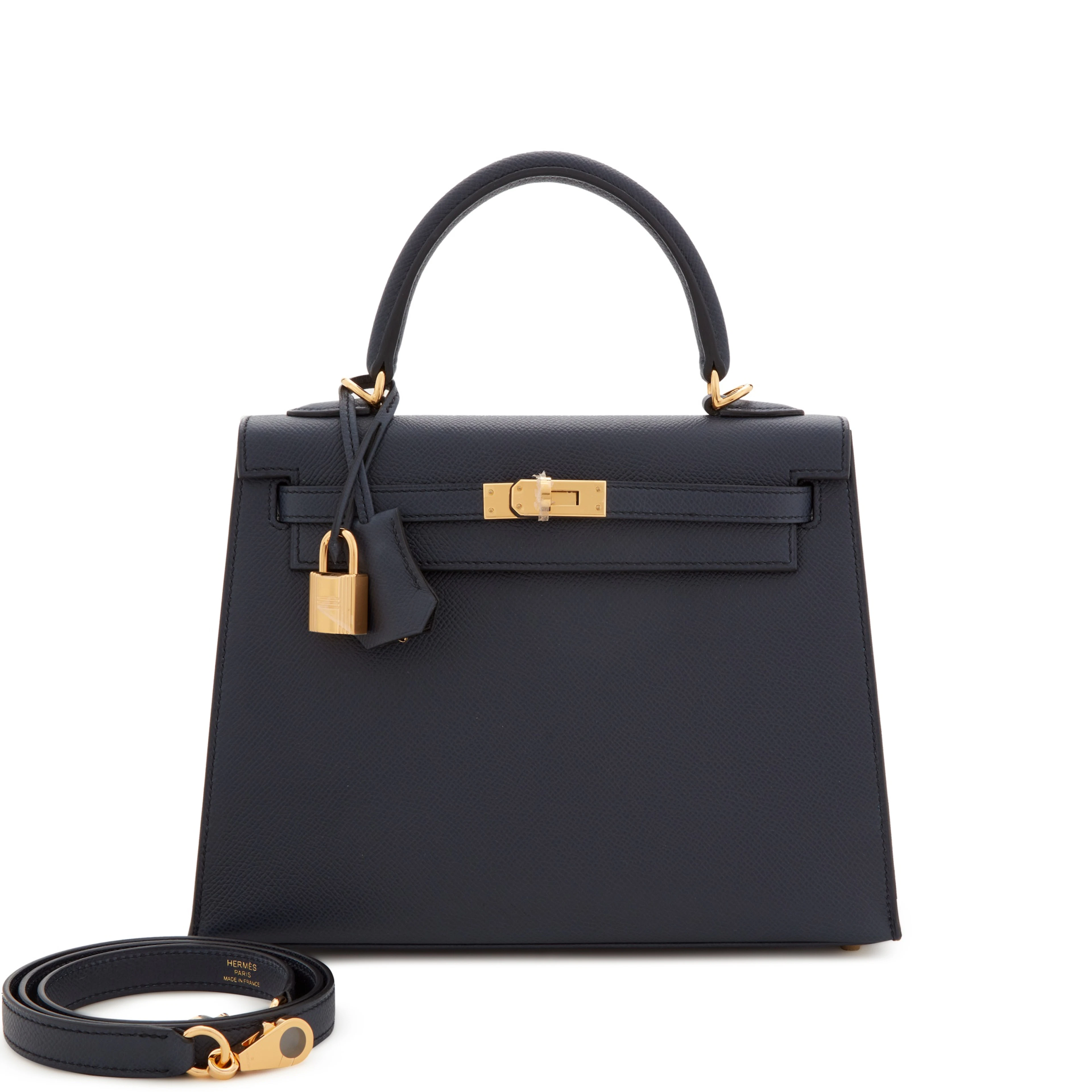 Bleu Indigo Epsom Kelly 25 Sellier Gold Hardware, 2023