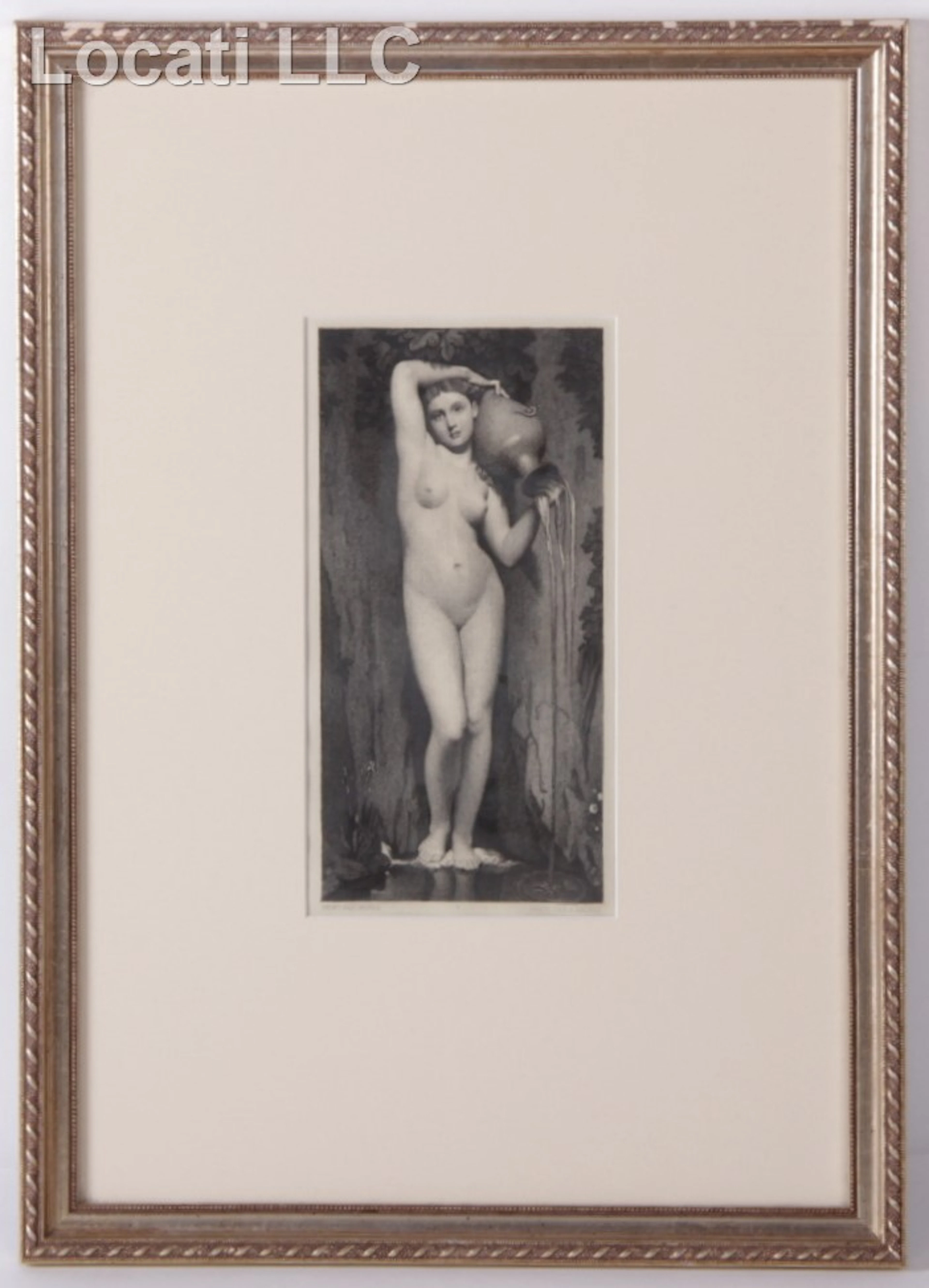 An Engraving After Ingres, Nude