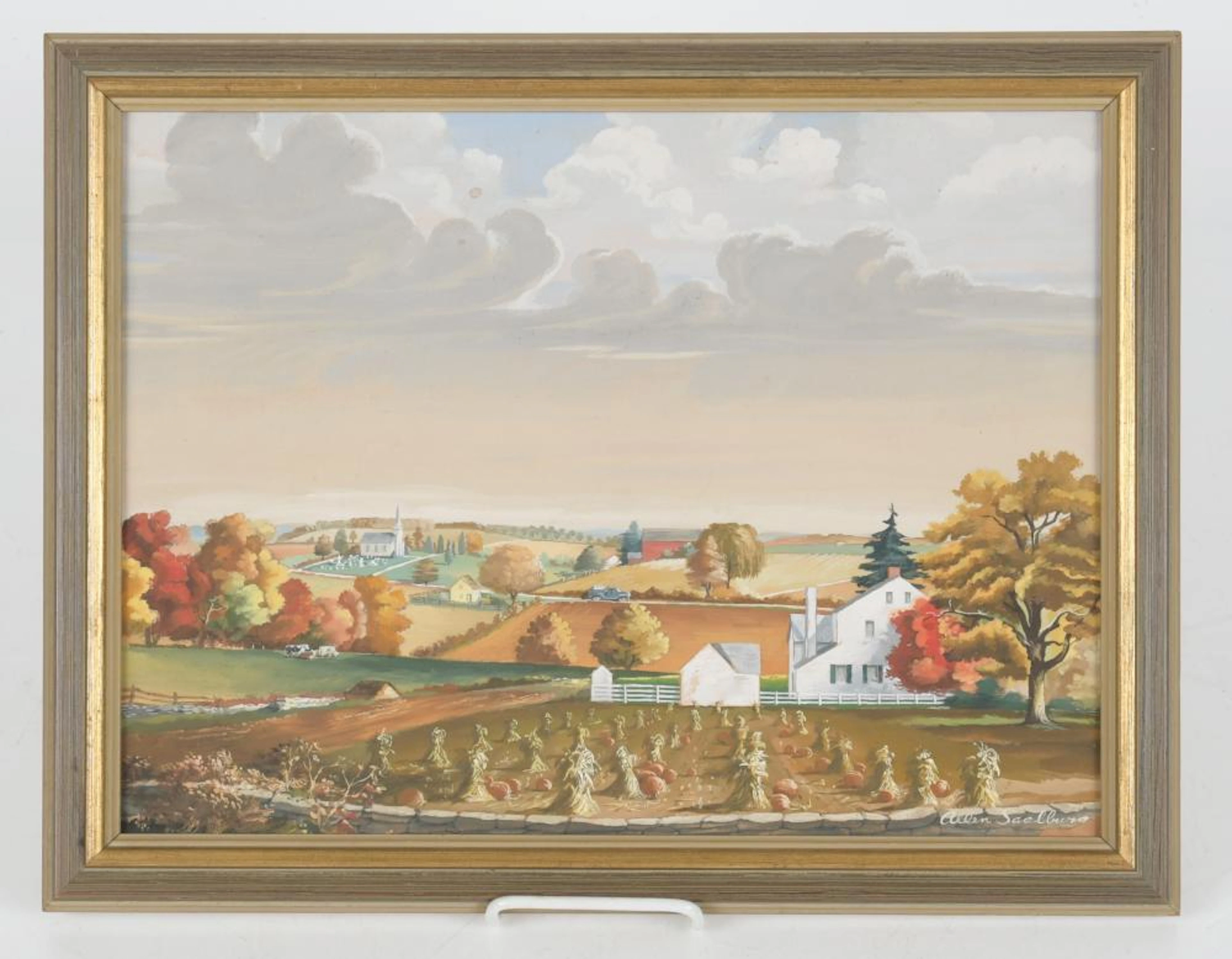 Allen Russell Saalburg (1899 - 1987) Oil on Board