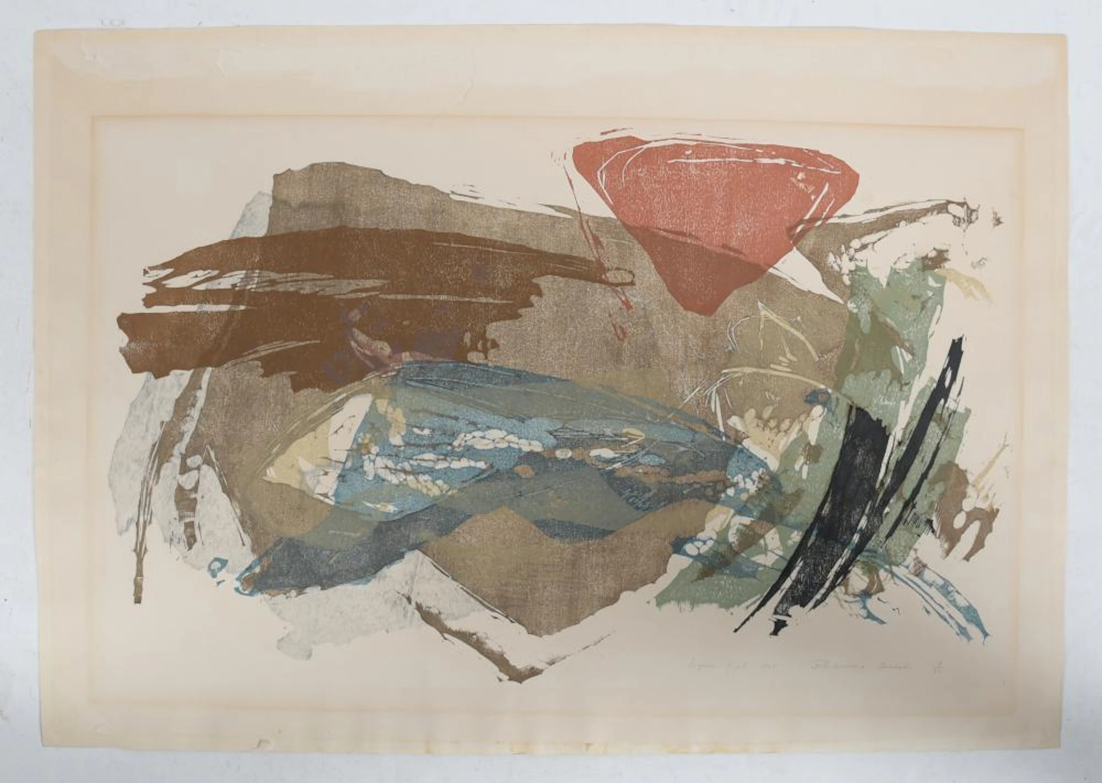 Rikio Takahashi (Japanese, 1917-1991) Woodblock Print
