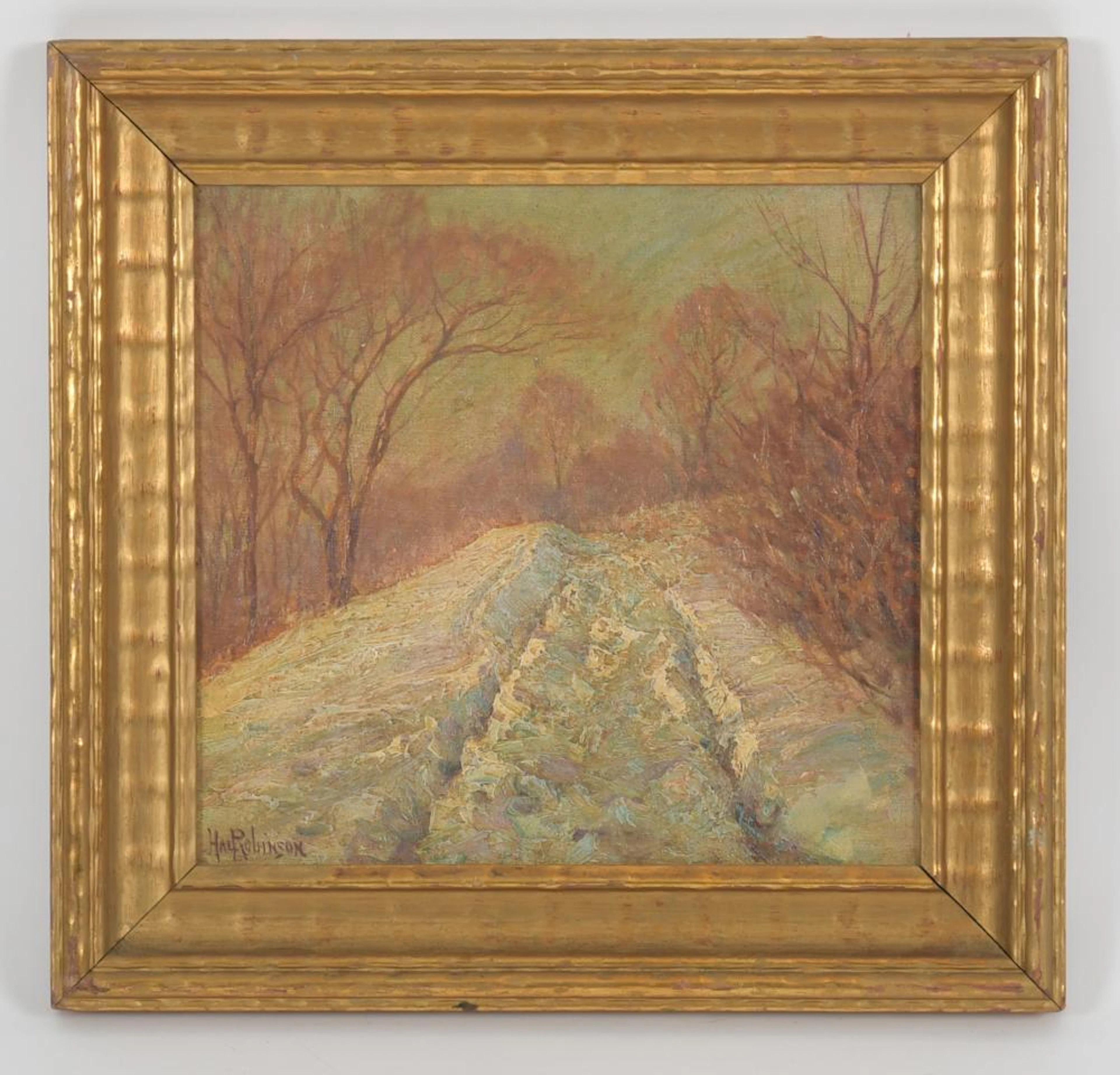 Hal Robinson (1867 - 1933) Oil on Board