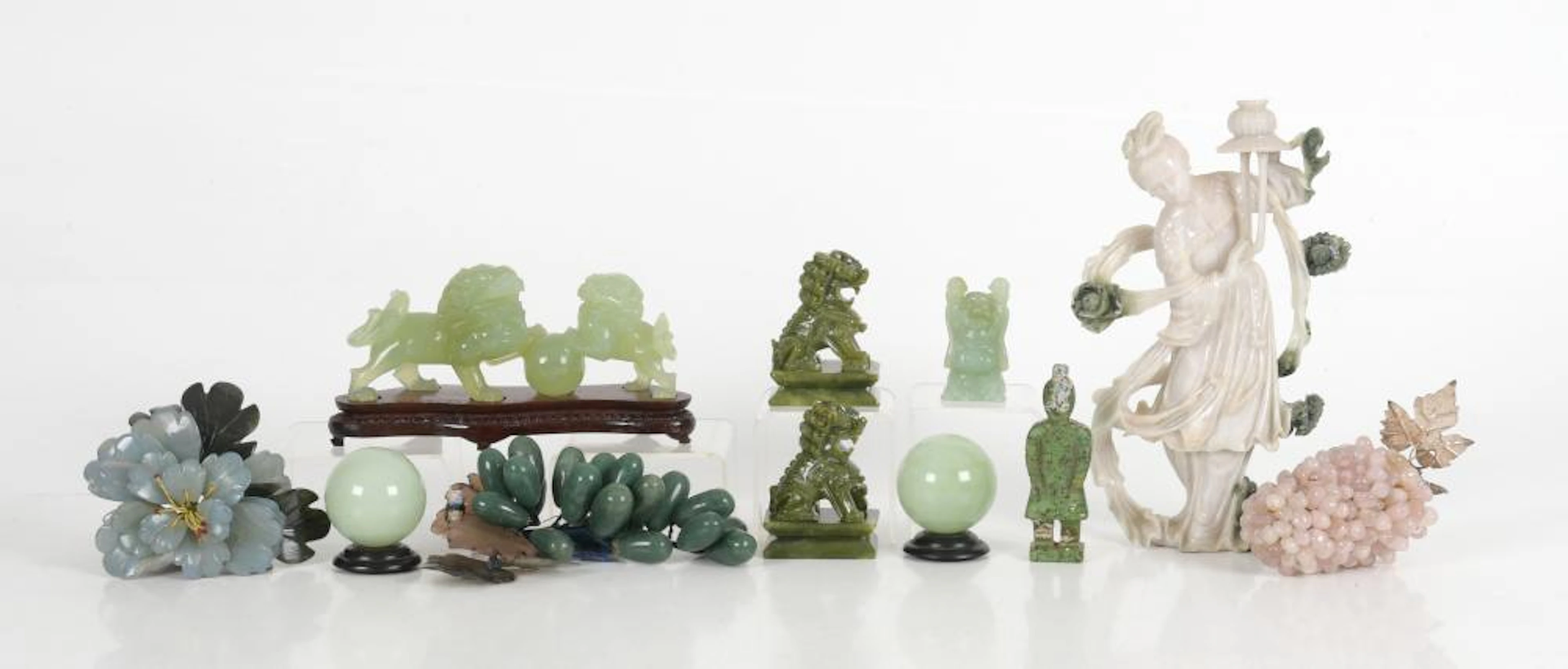 A Group of 20th Century Chinese Jade and Stone
