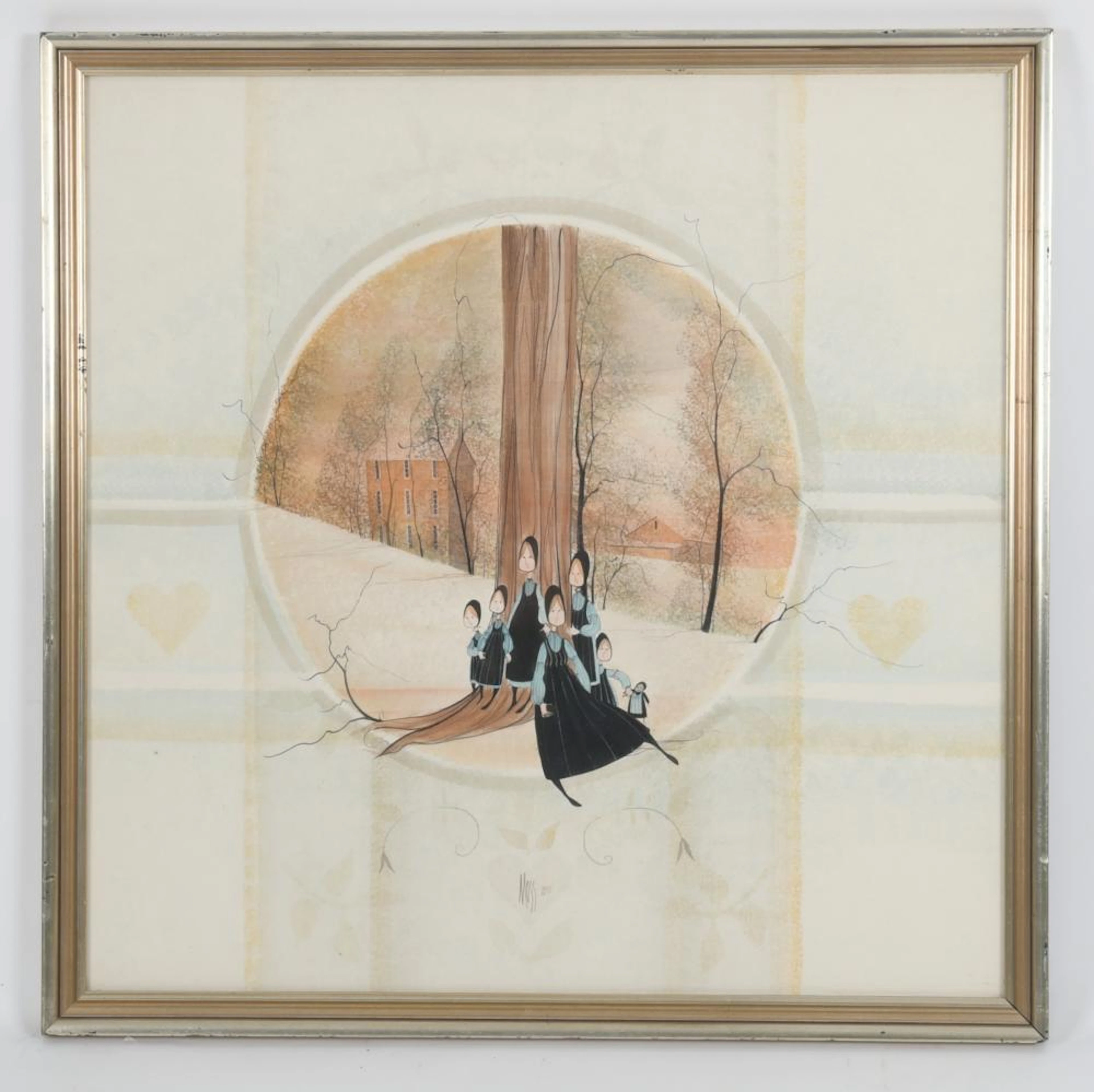 Patricia Buckley Moss (Born 1933) Watercolor