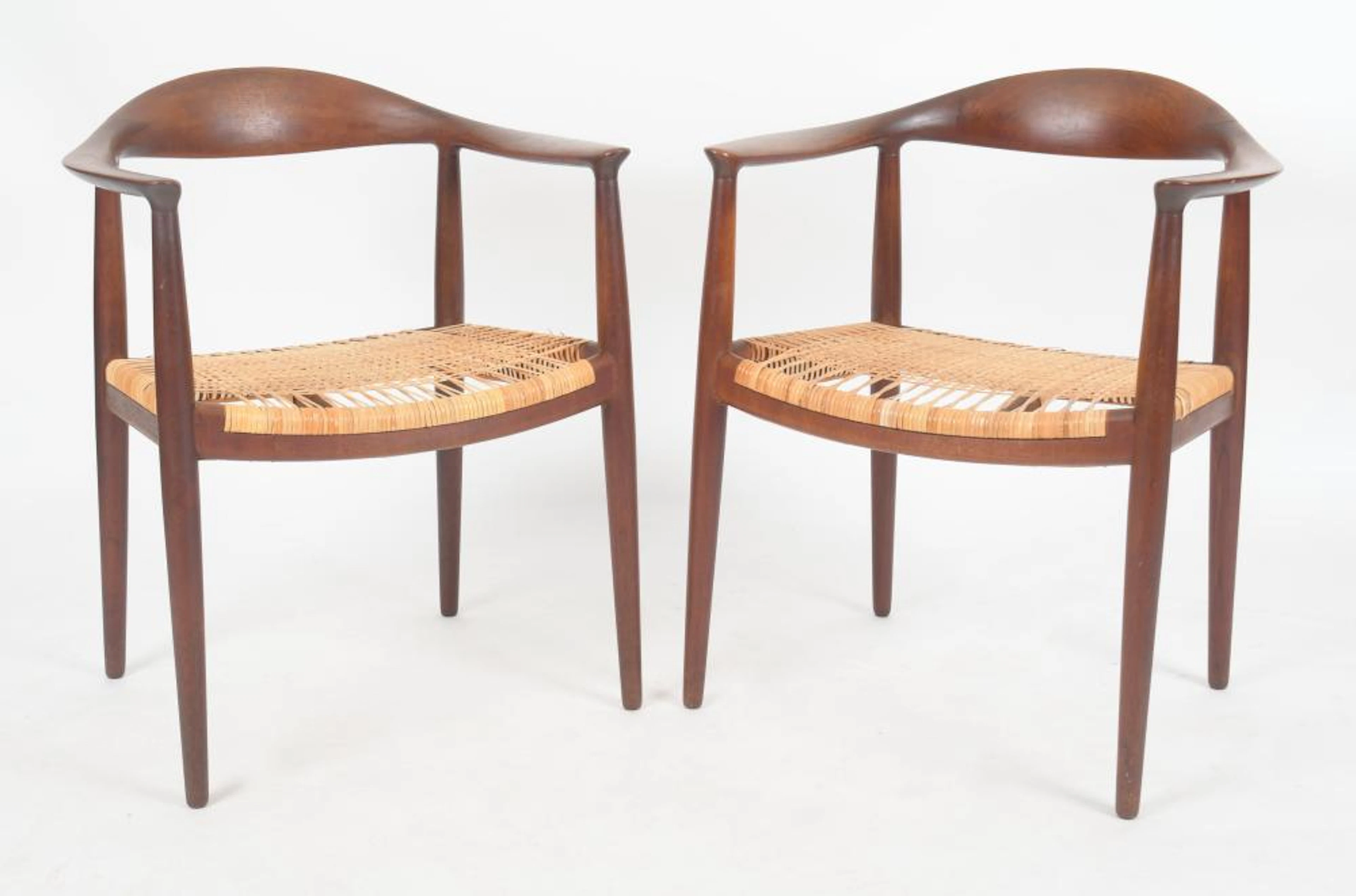 Hans Wegner, Pair 'The Chair' Johannes Hanse