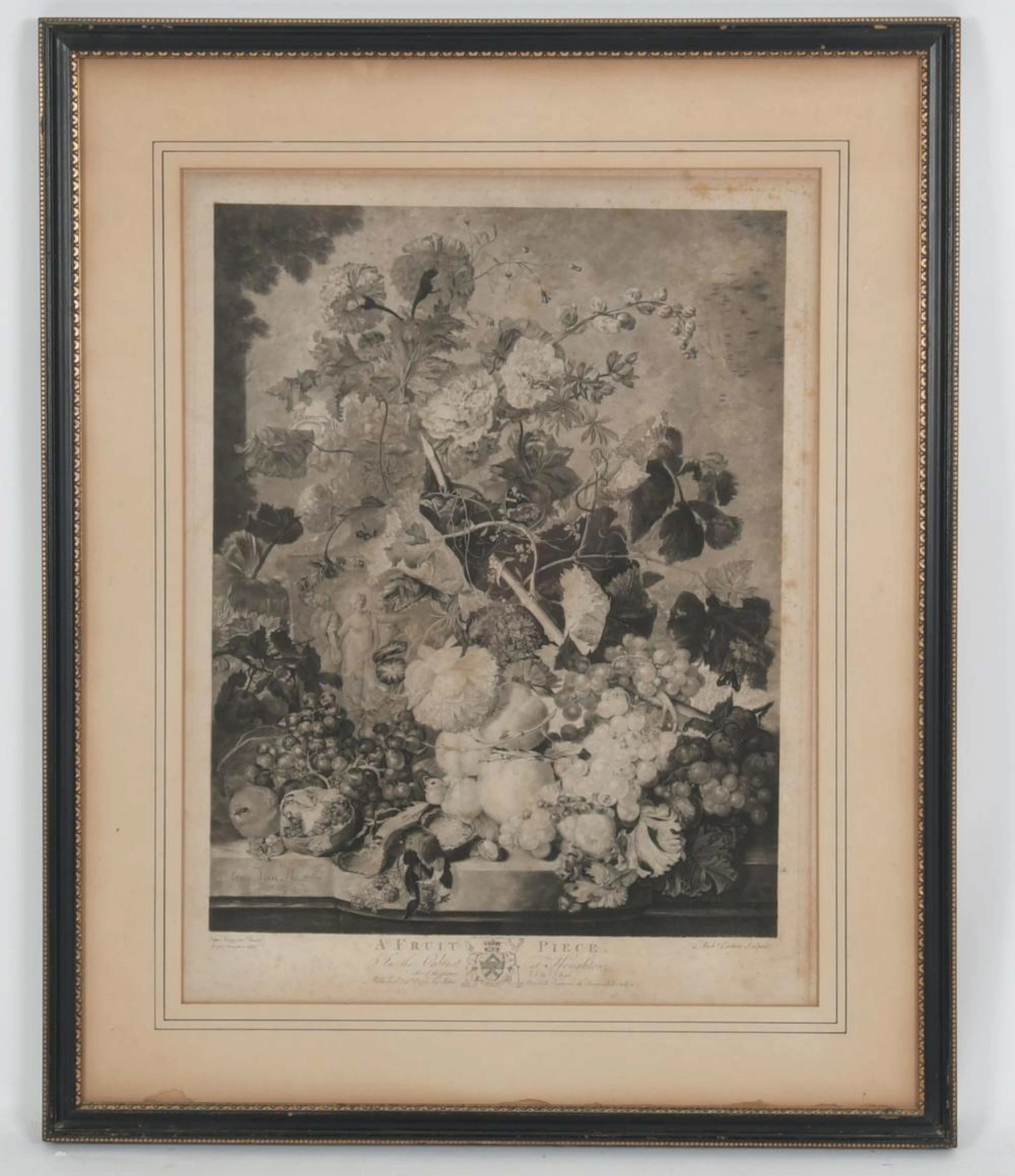 Richard Earlom after Jan Van Huysum, A Fruit Piece