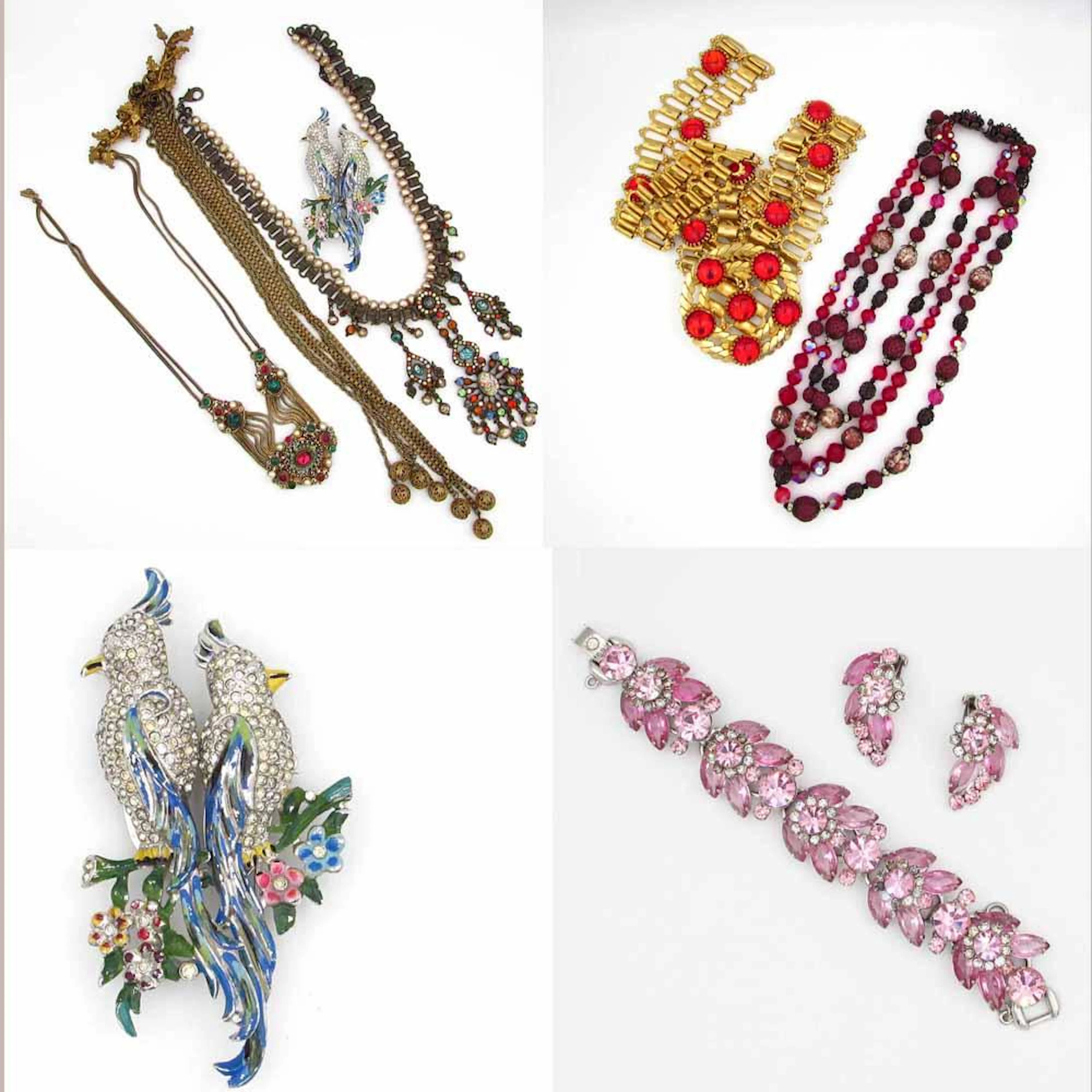 Vintage Necklace Pin, Dior, Schaperelli, Coro Duette and Others