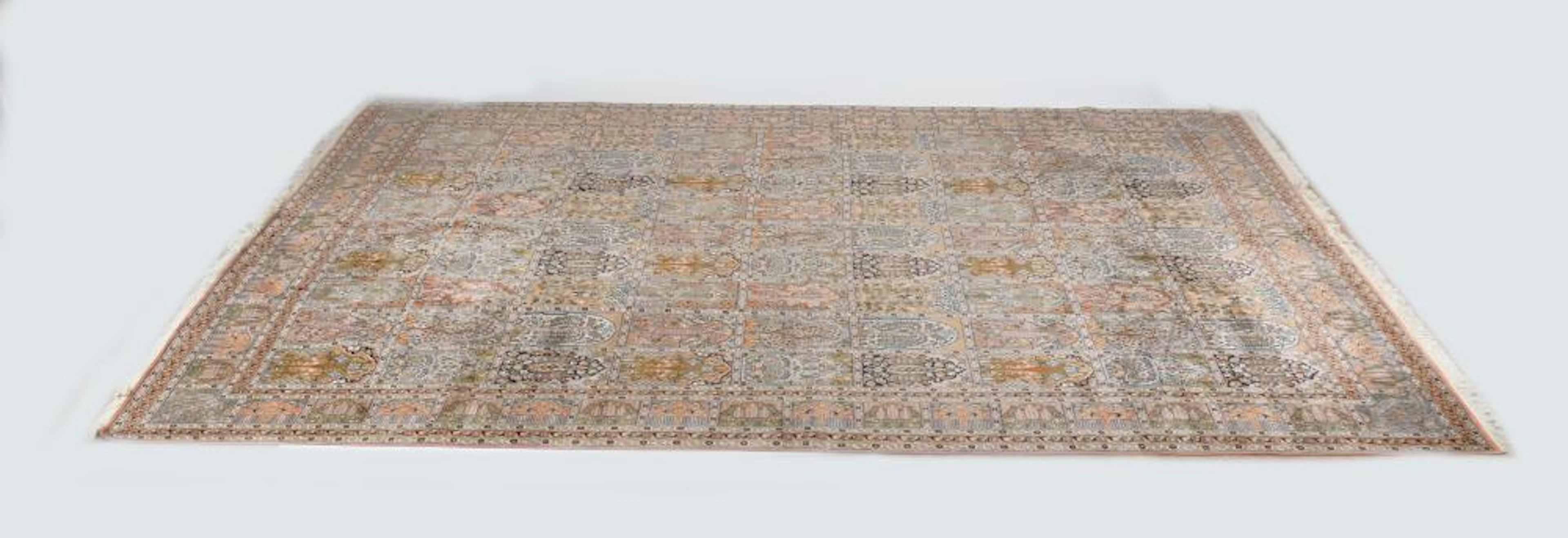 Persian Room Size Carpet, 13ft 6in x 9ft 11i