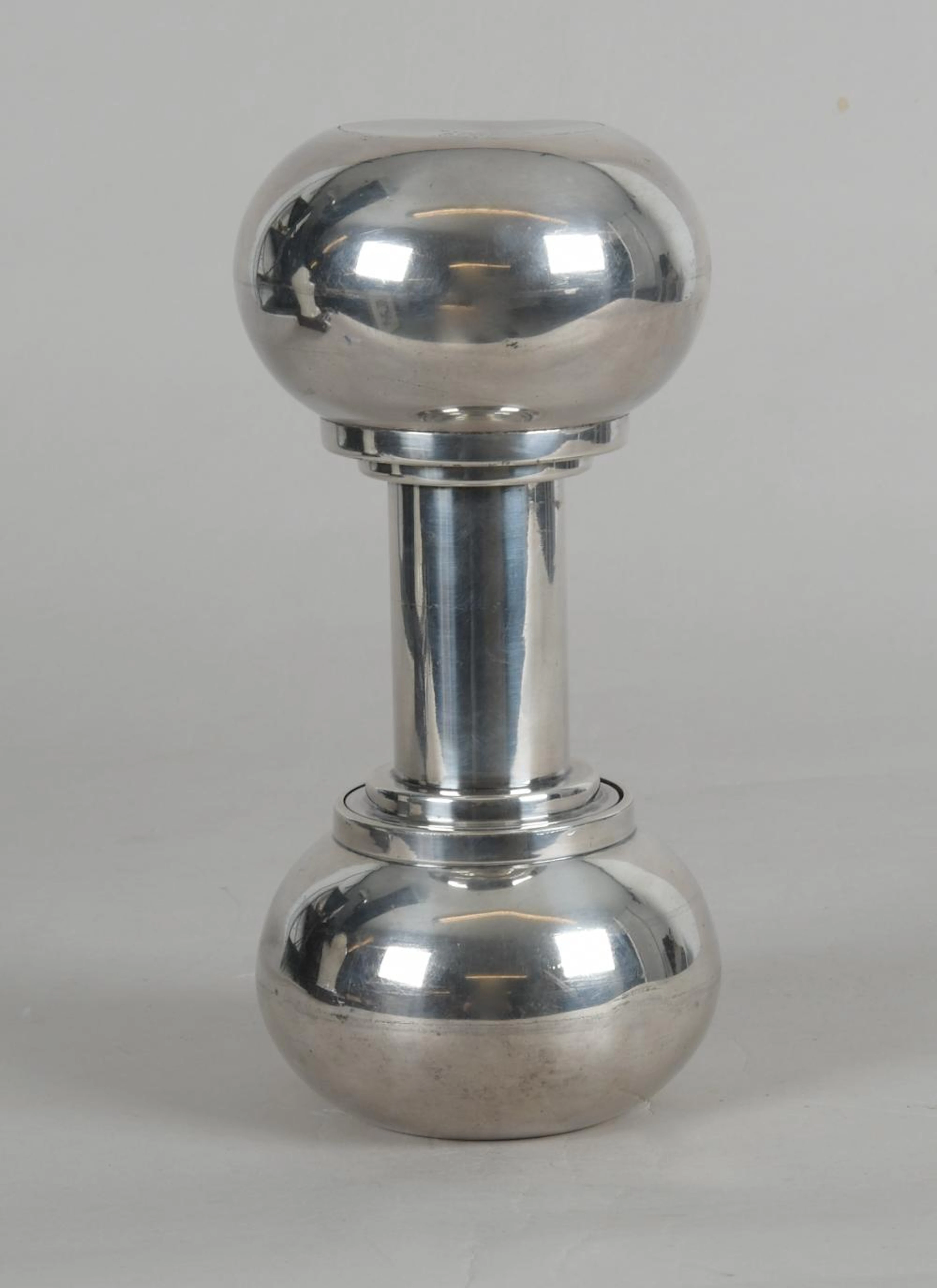 An Asprey Silver Plated Cocktail Shaker