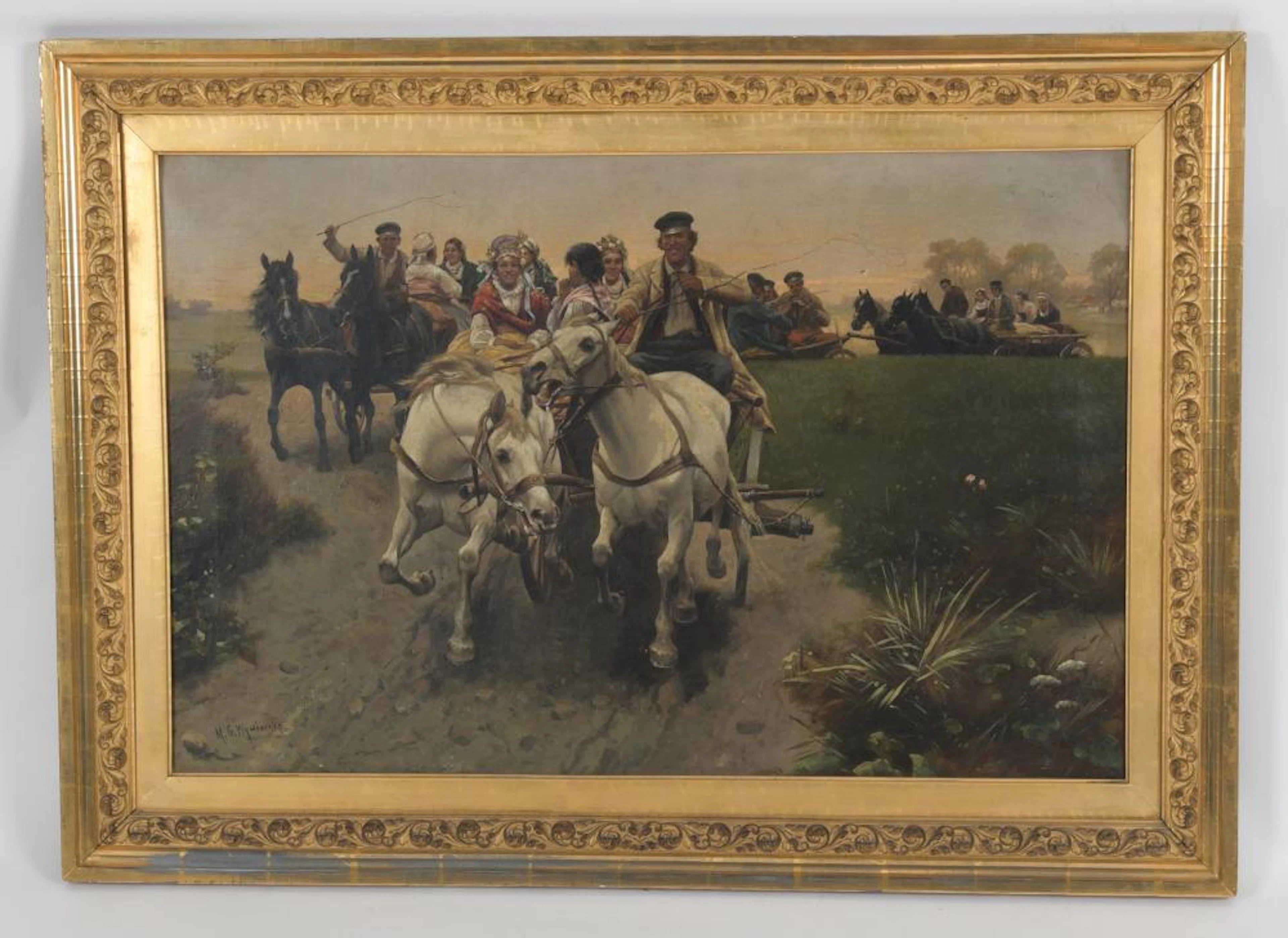 After Michael Gortskin Wywiorsky (1861-1926) Oil on Canvas