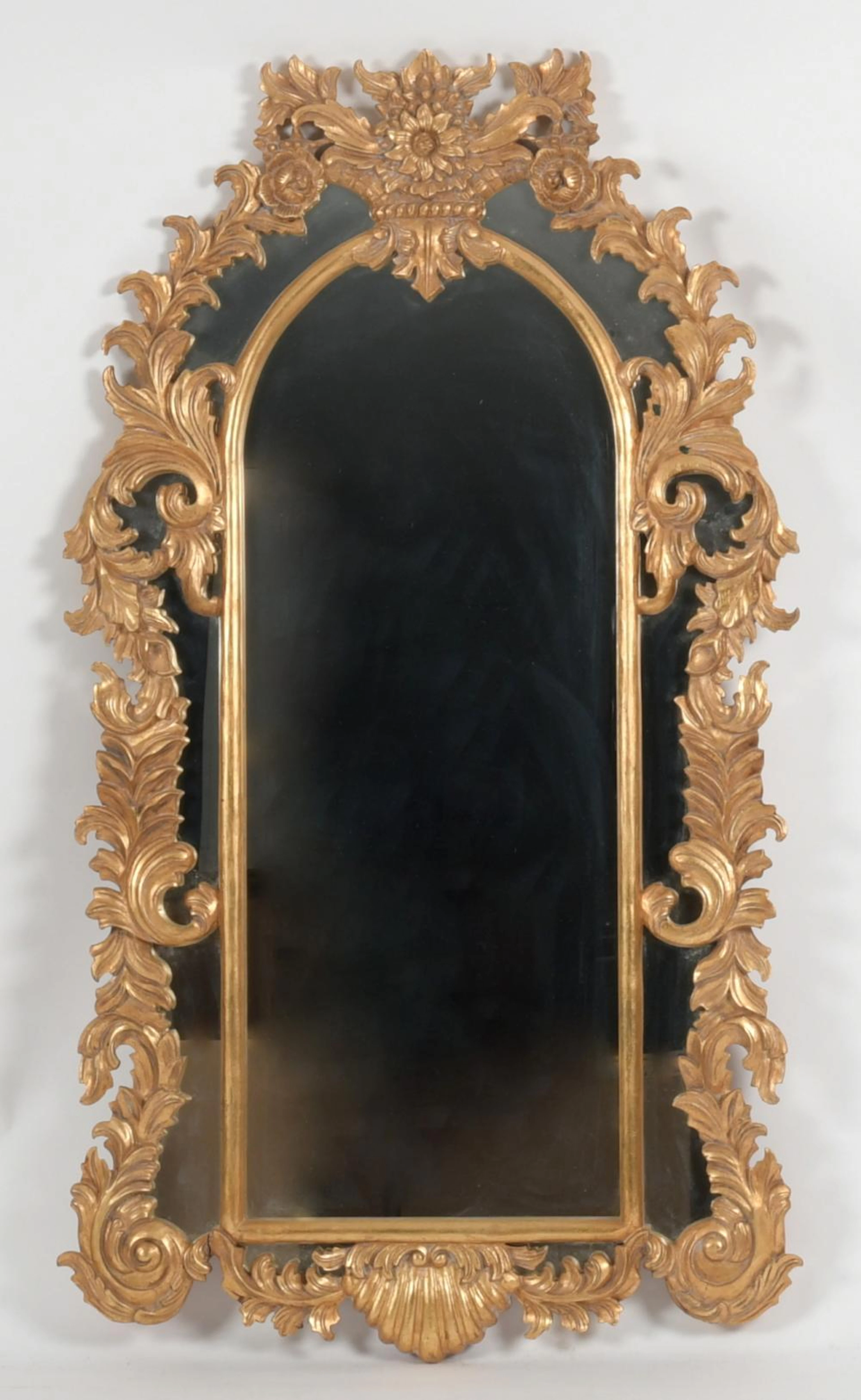 Regence Style Carved Giltwood Mirror
