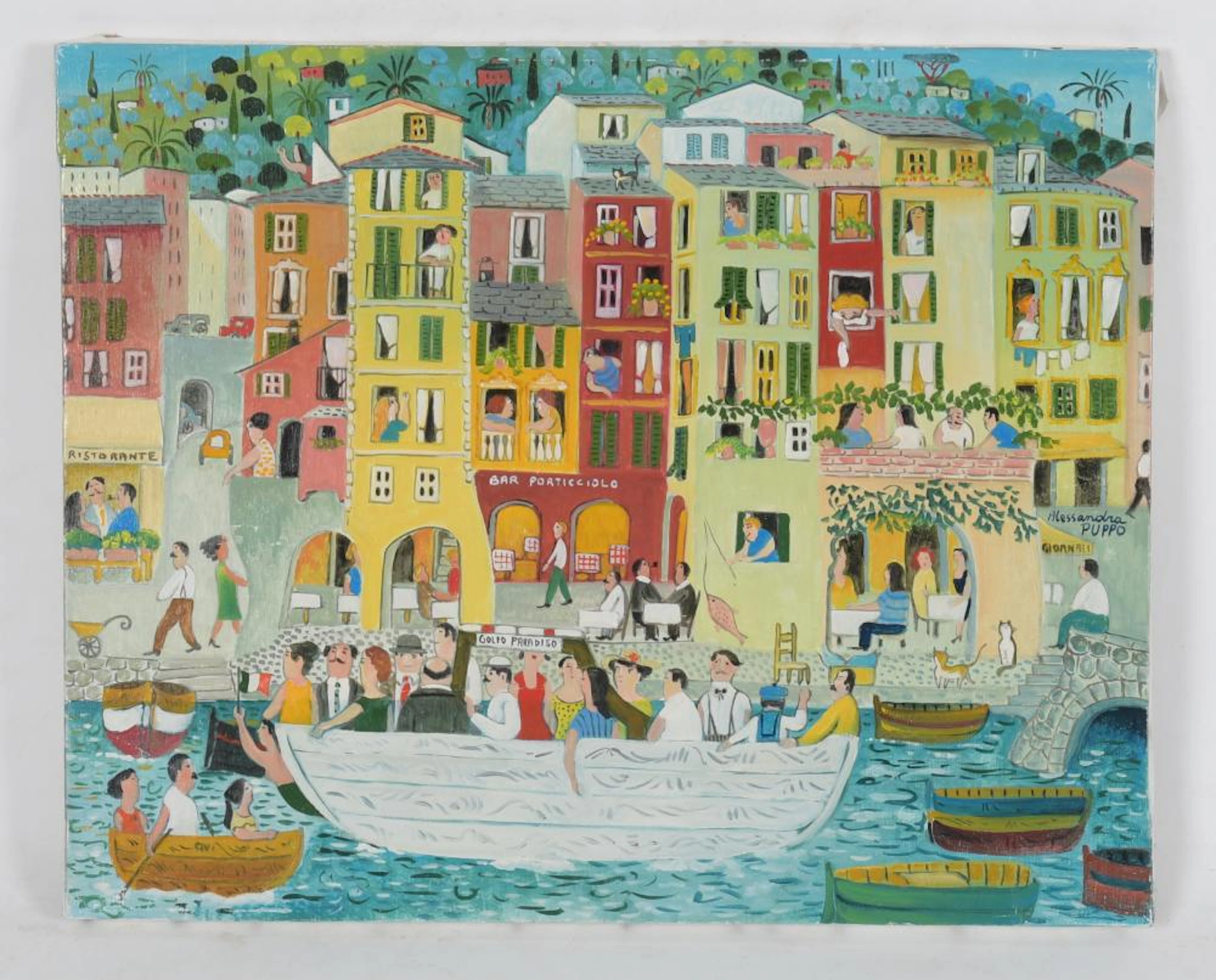 Alessandra Puppo (Born 1936) Oil on Canvas