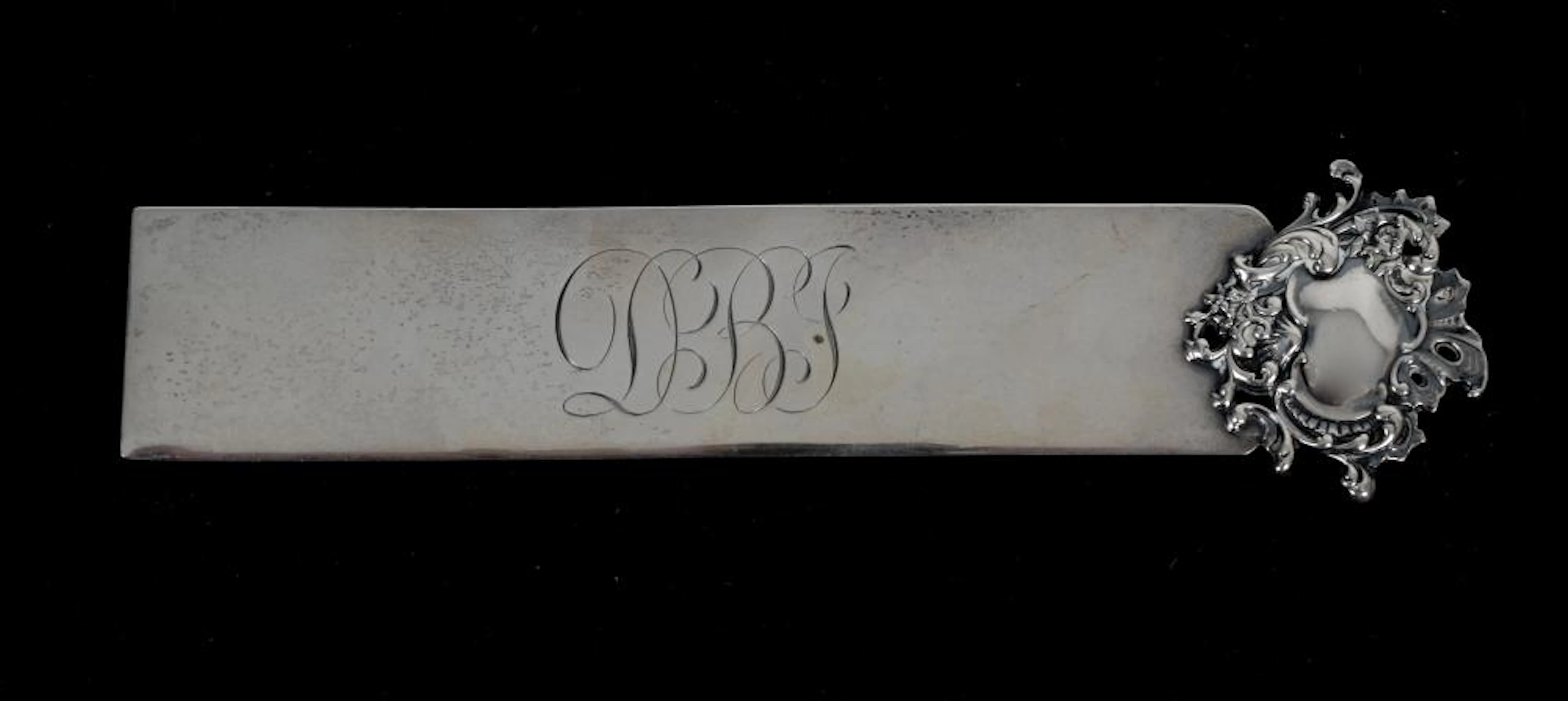 A Sterling Silver Desk Ruler by Sheibler