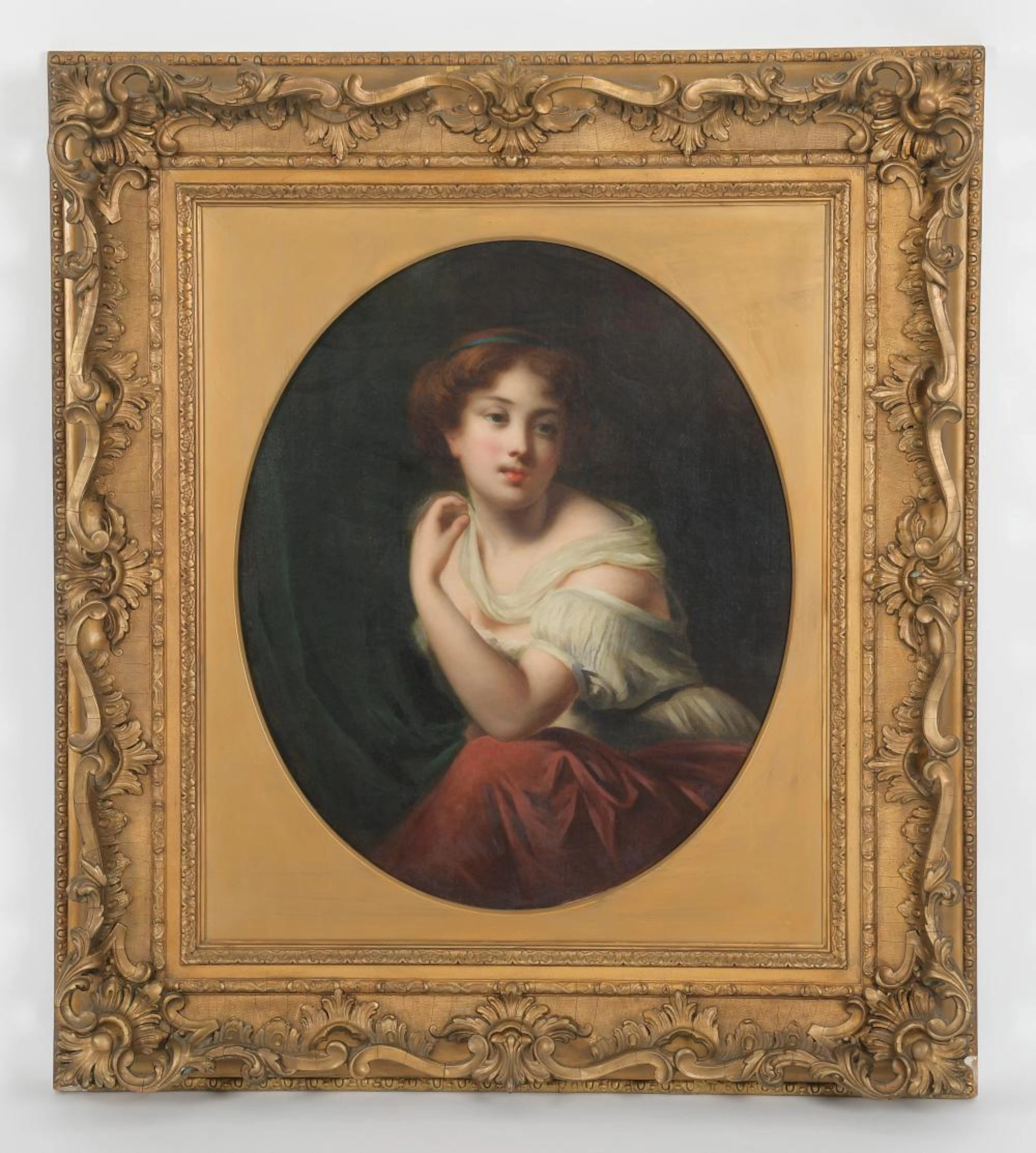 American School, 19th Century, Oil on Canvas