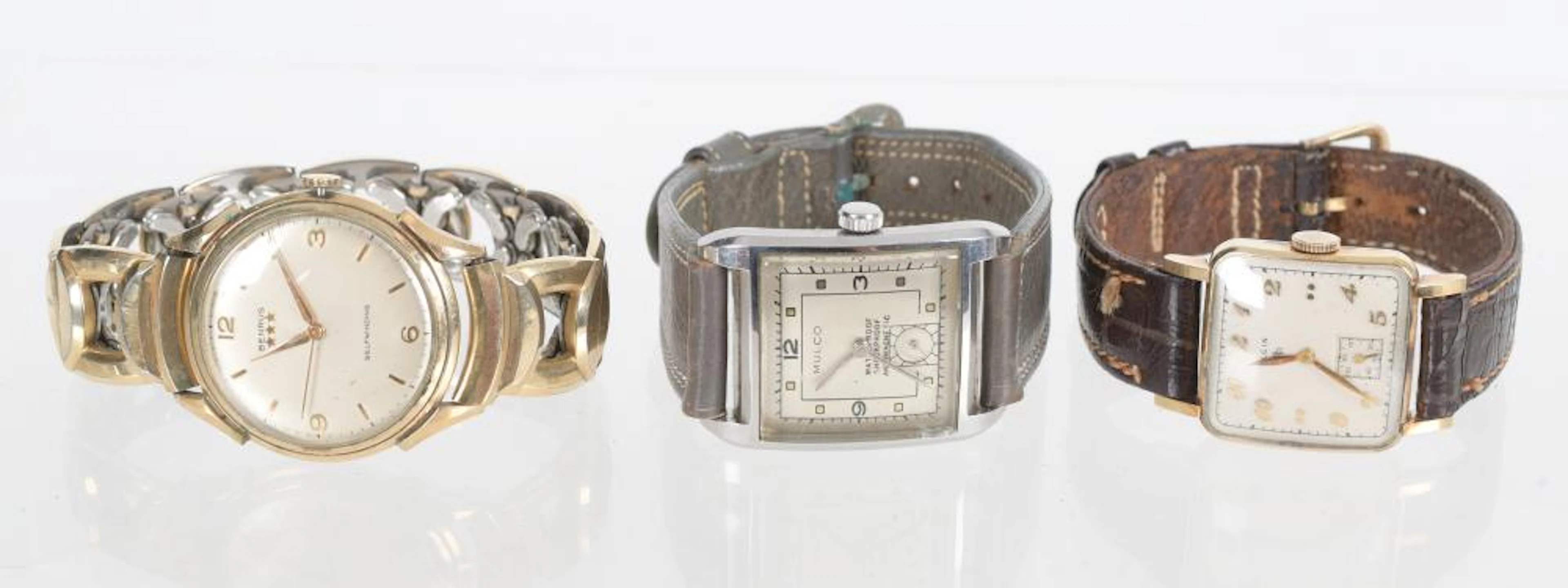 Three Vintage Men's Wristwatches