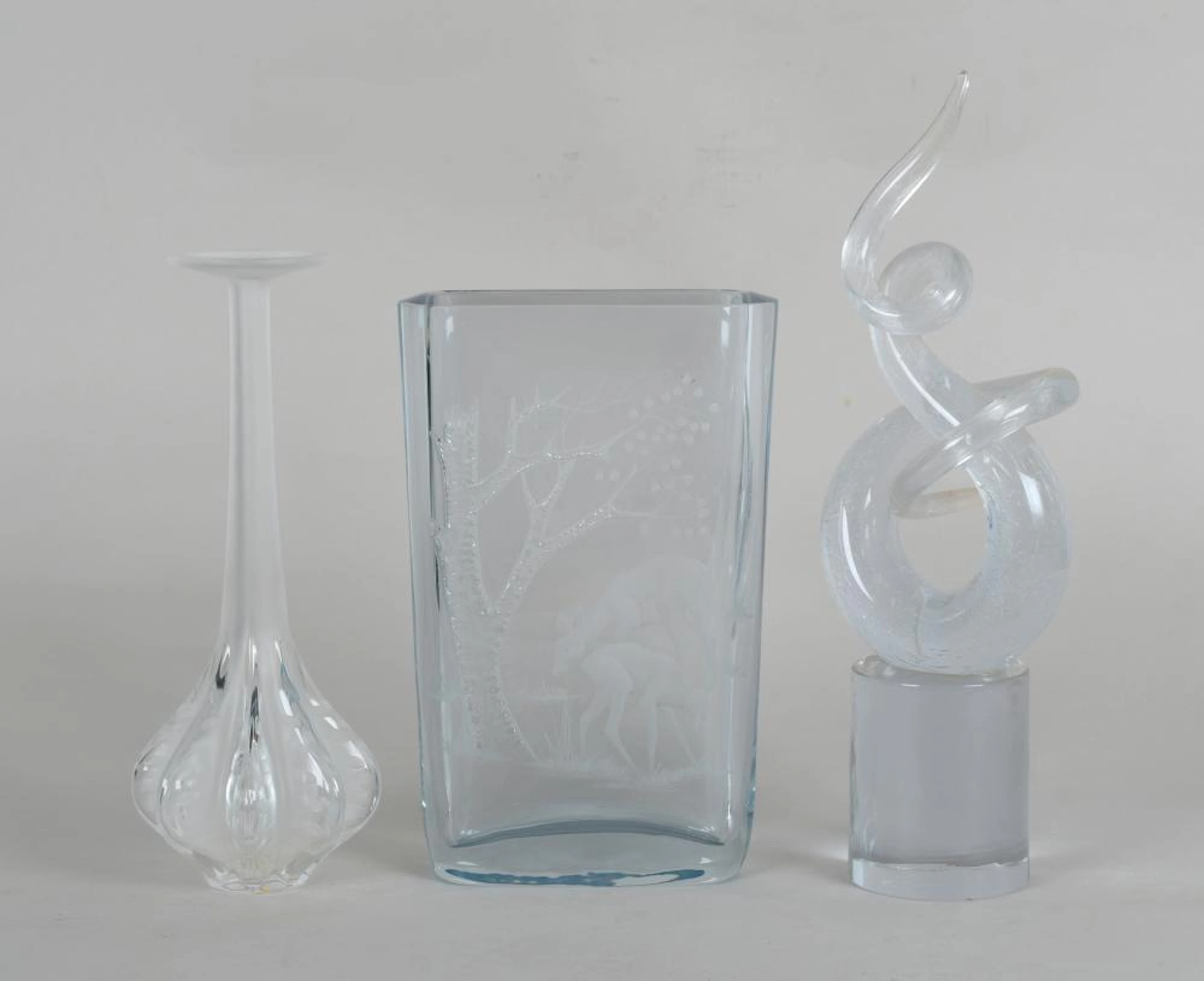 A Group of Glass, Lalique and Murano