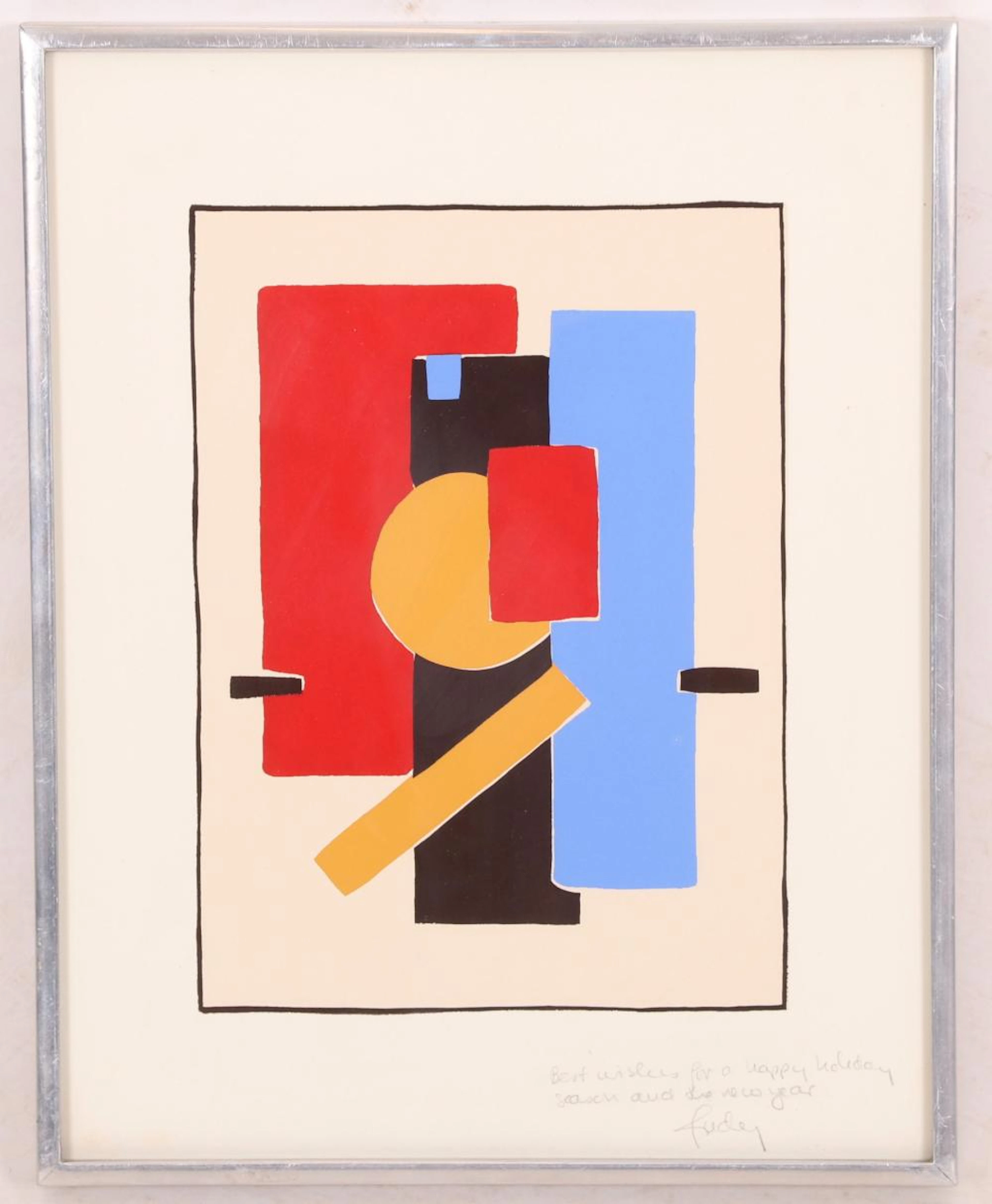Sándor Bortnyik (Hungarian, 1893?1976) Silkscree