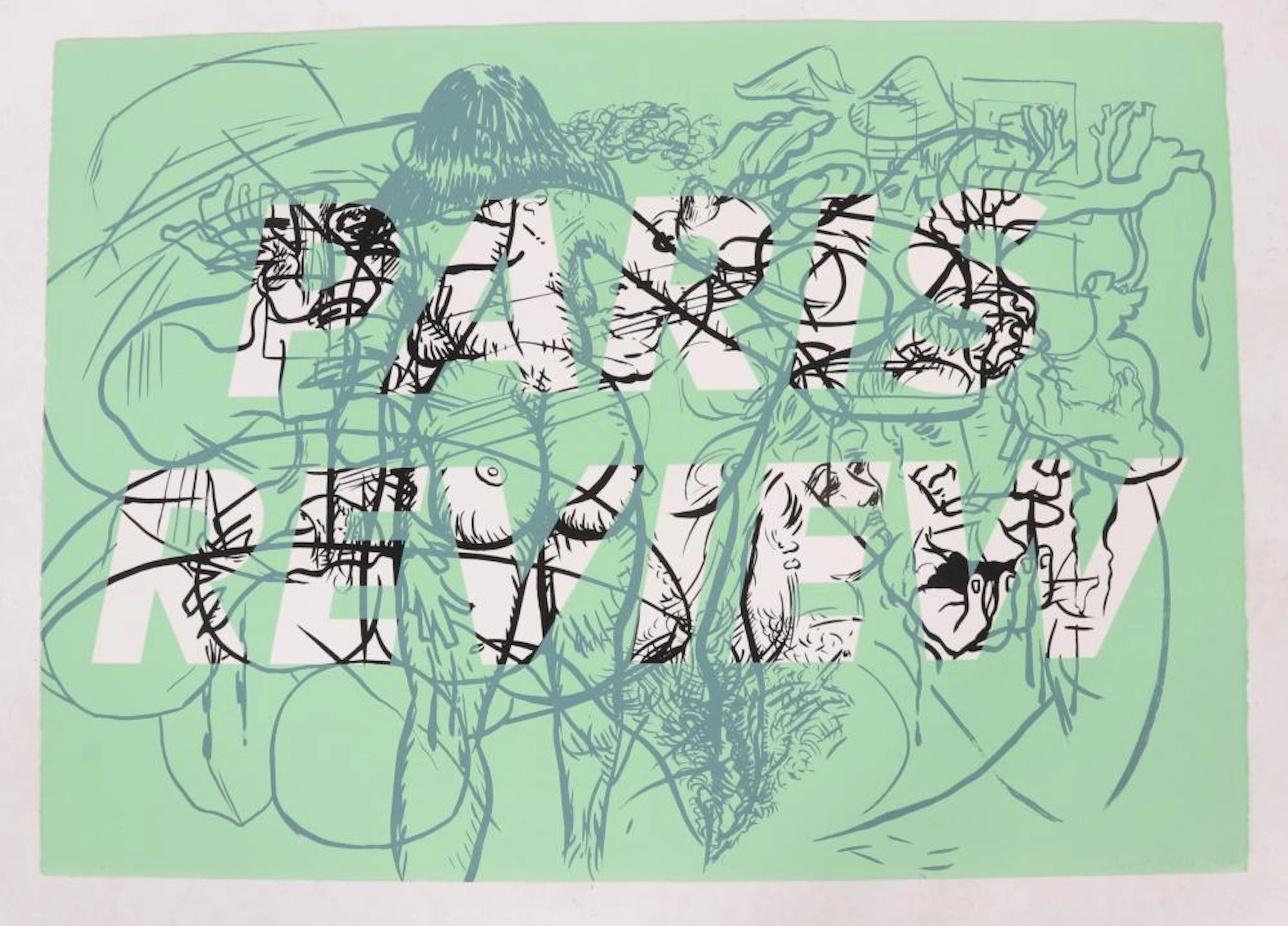 David Salle (American, B. 1952), Paris Review
