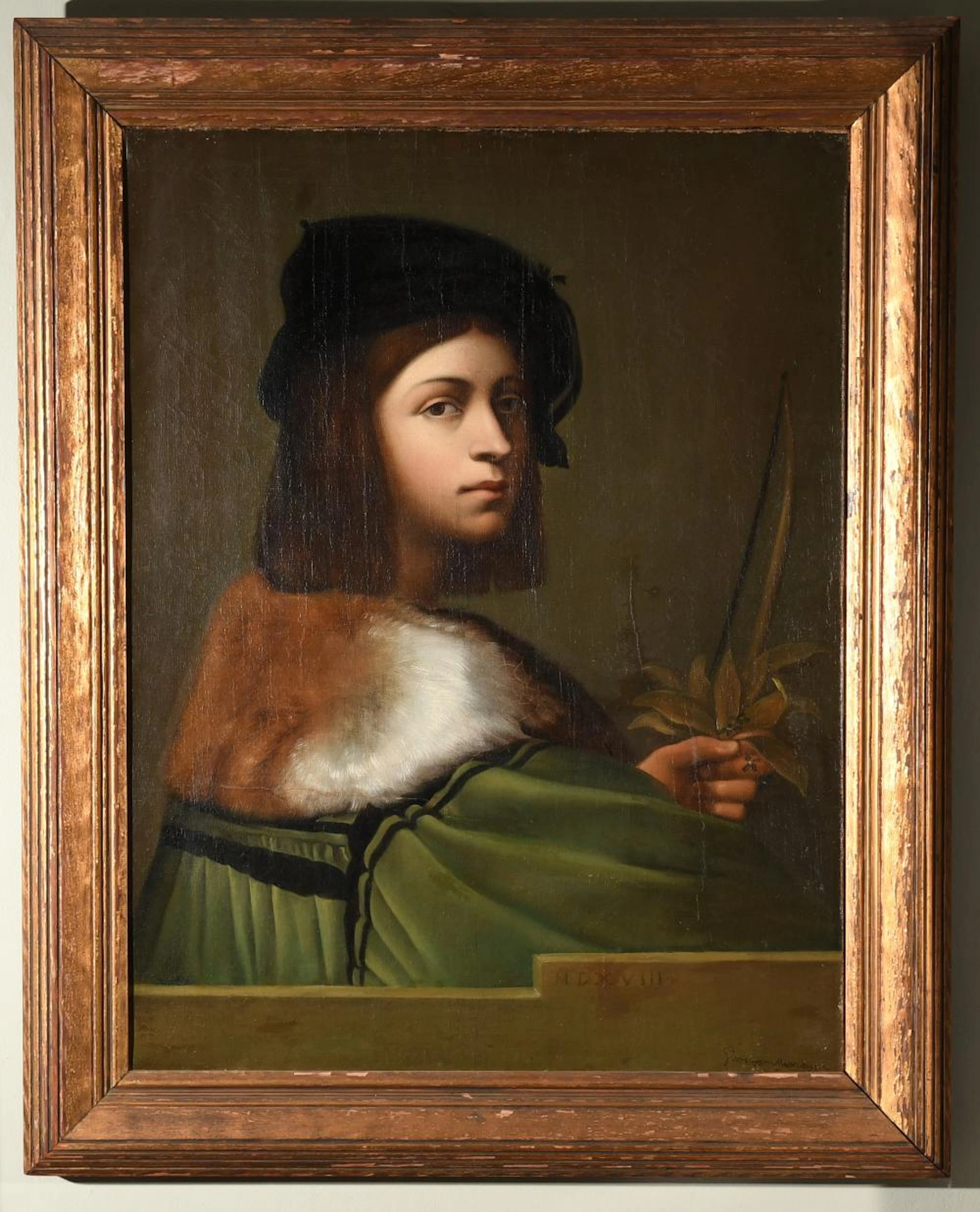 Giuseppe Mazzolini (1806 - 1876) Oil on Canvas