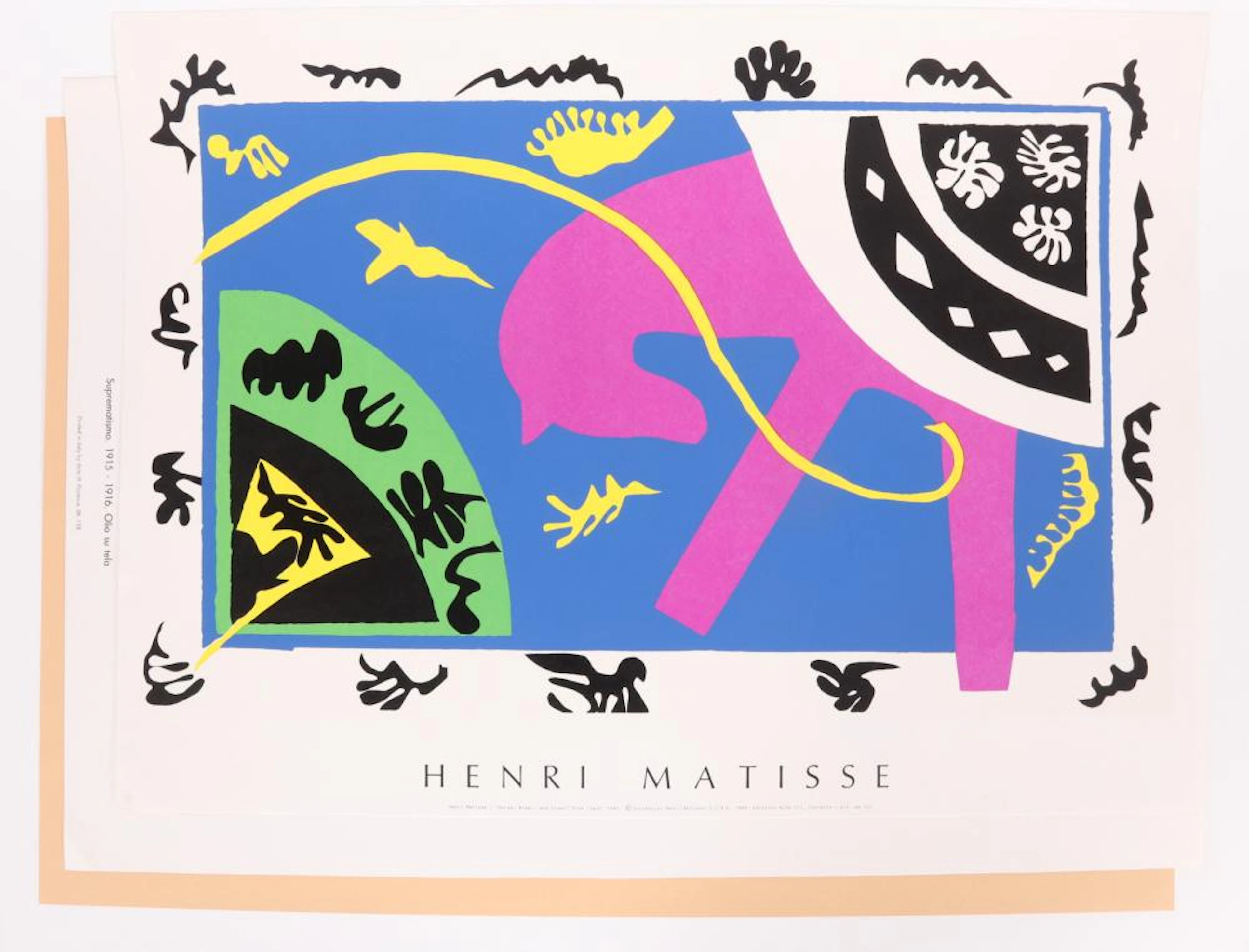 Three Modernist Silkscreen Posters, Modigliani, Etc.