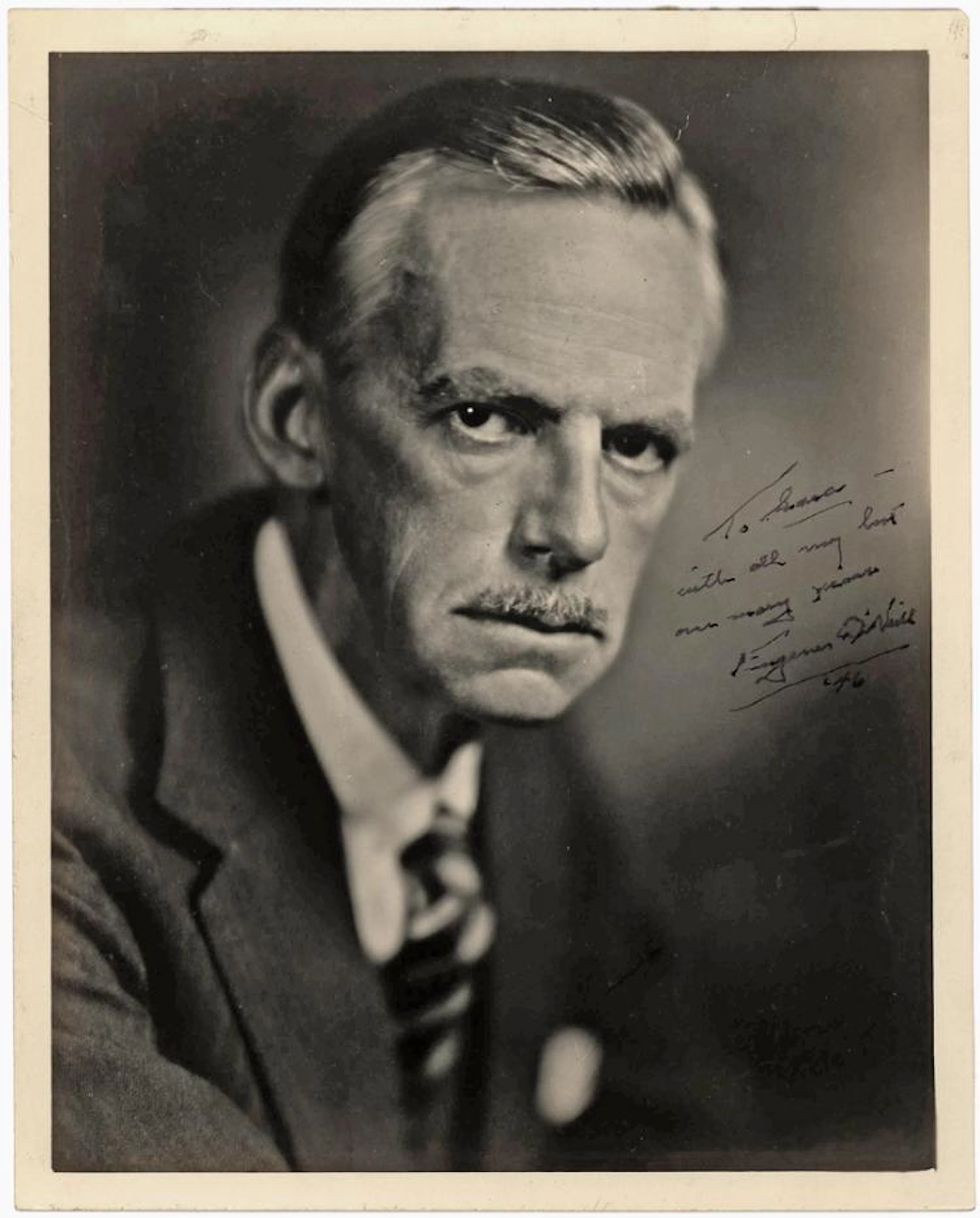 Eugene O'Neill signed photograph