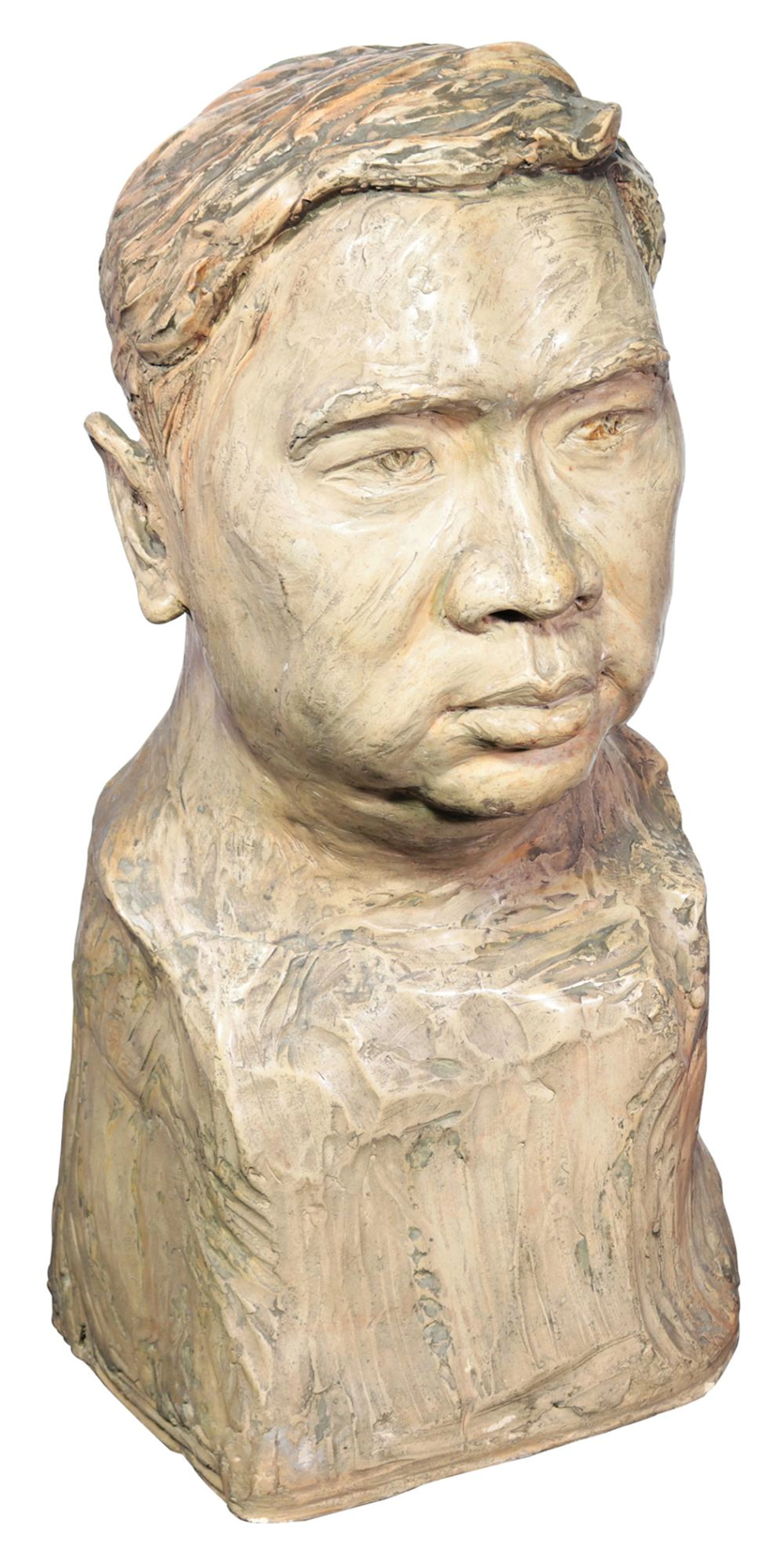 Julie Lluch (b. 1944) - Bust of a Man