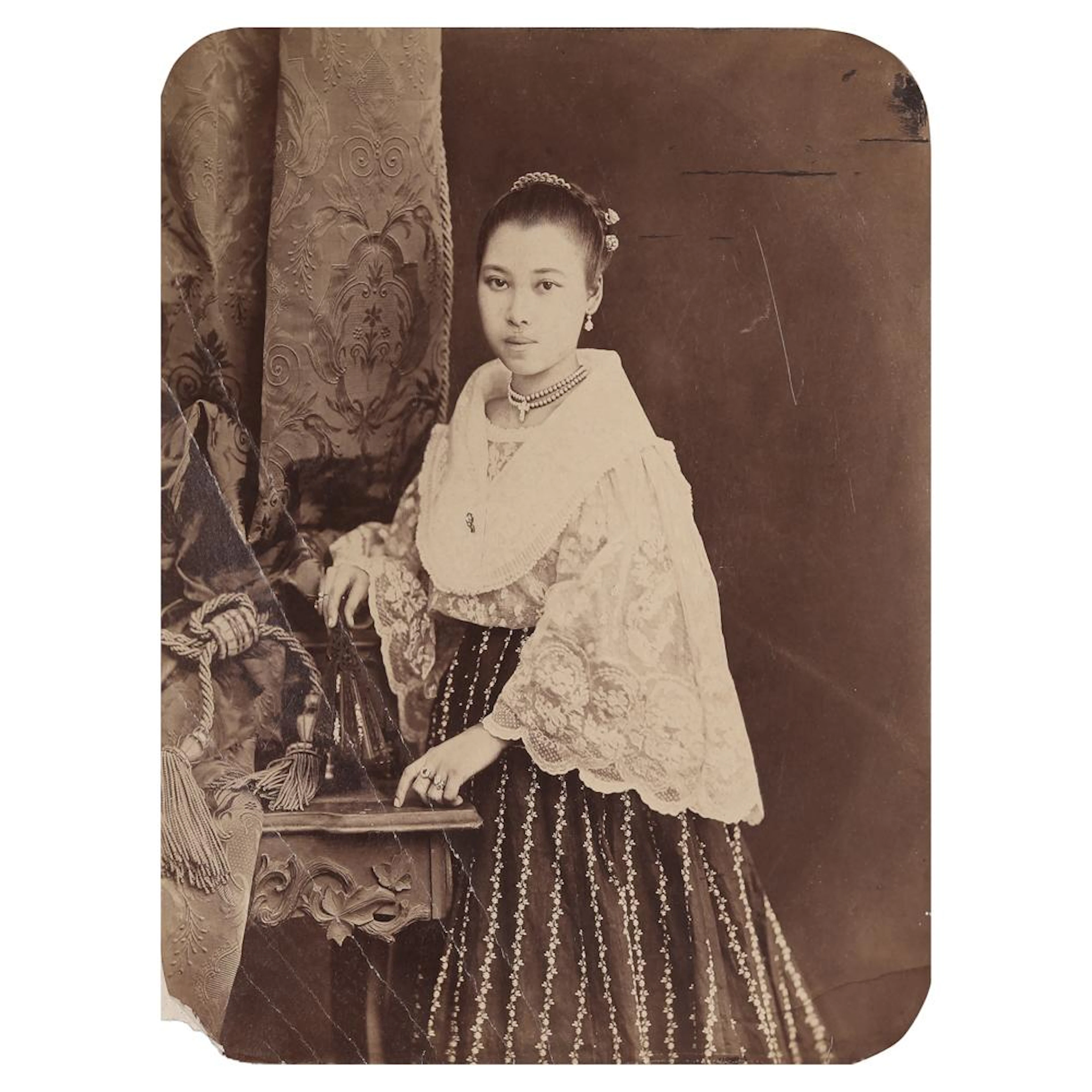 A Photographic Portrait of Señorita Maria Jacoba Molo Agustin Paterno