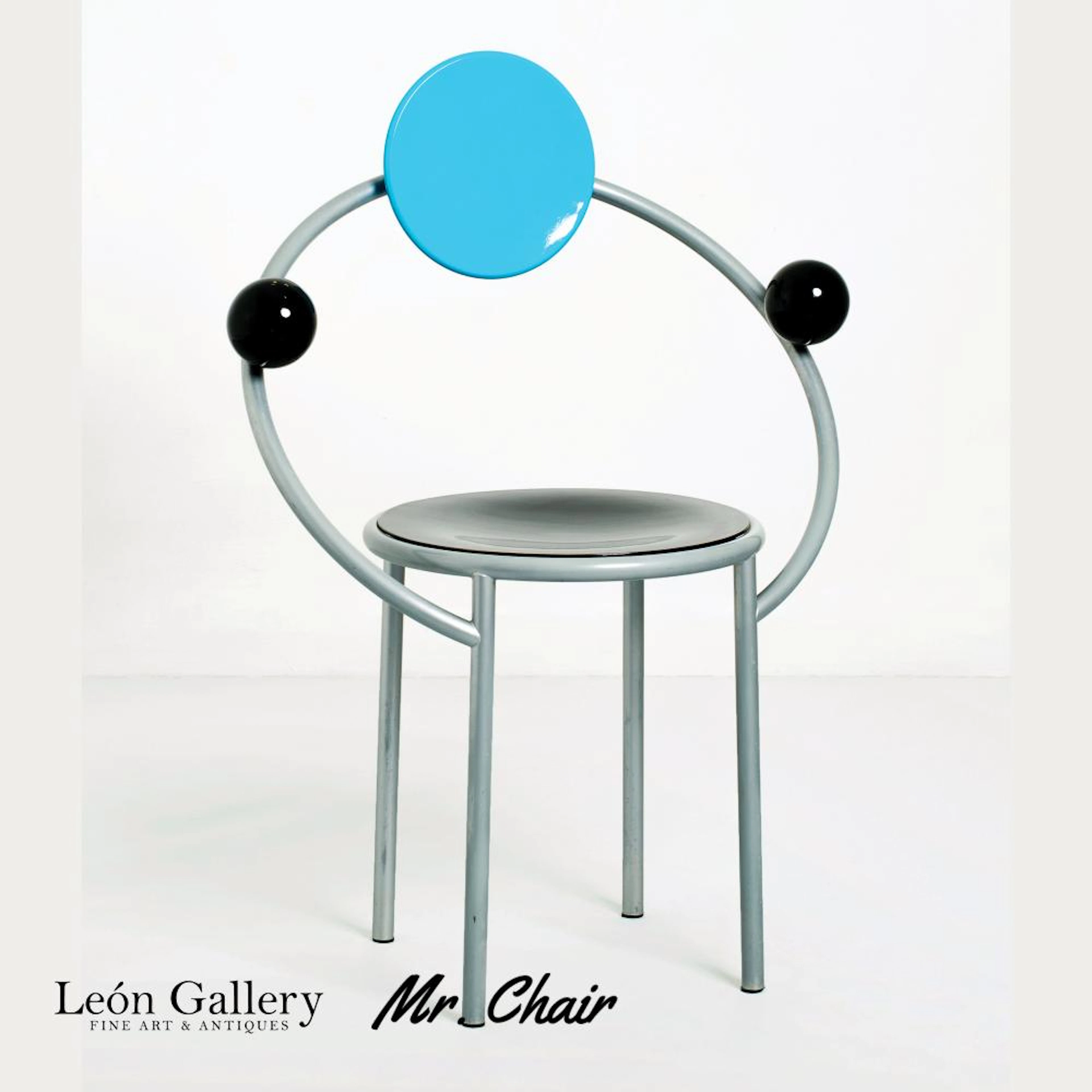 1980s Original Production First Chair by Michele de Lucchi for Memphis Milano