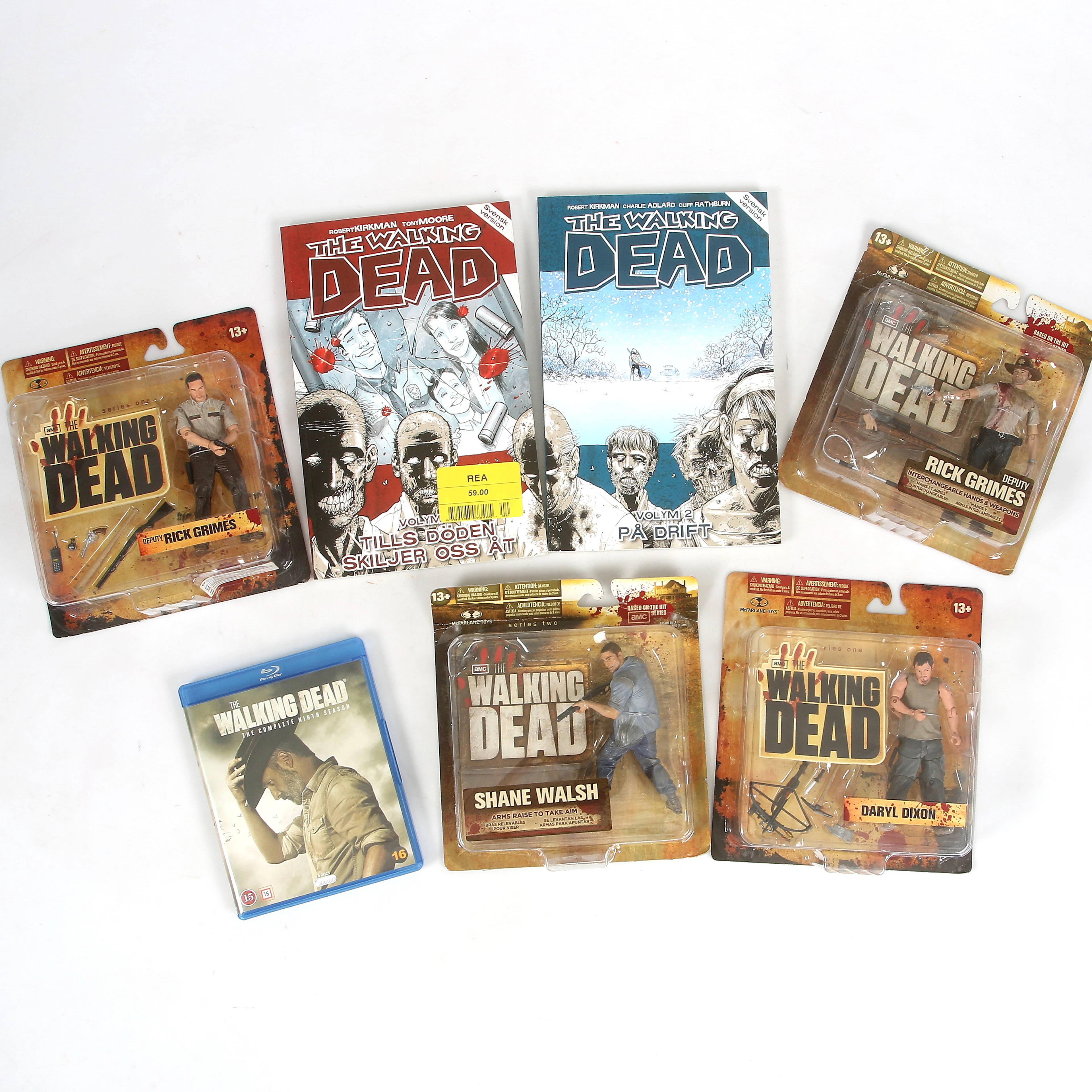 SAMLARFIGURER samt BÖCKER, The Walking Dead, 2000-tal.