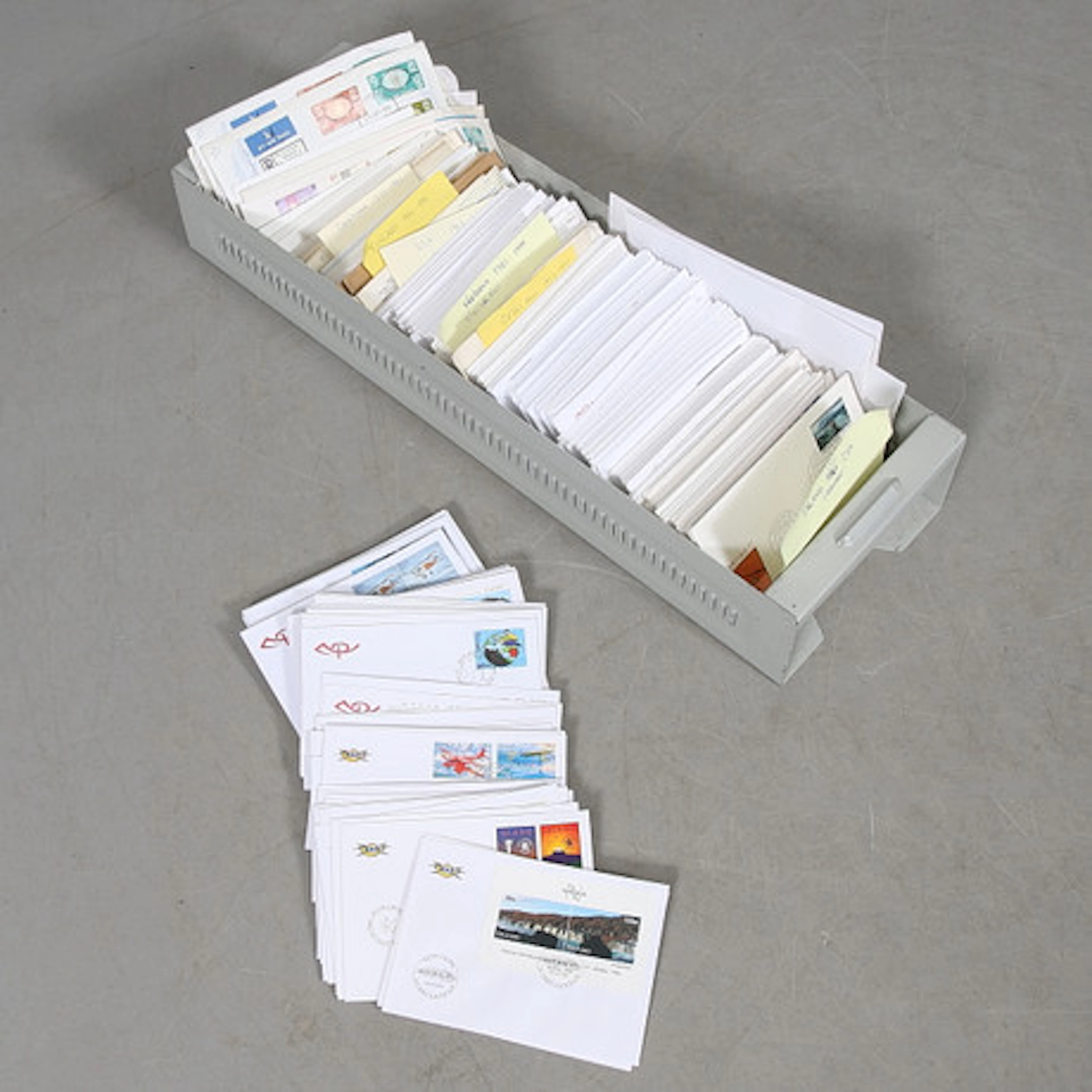 FRIMÄRKEN, Hundratals, FDC, Norden.
