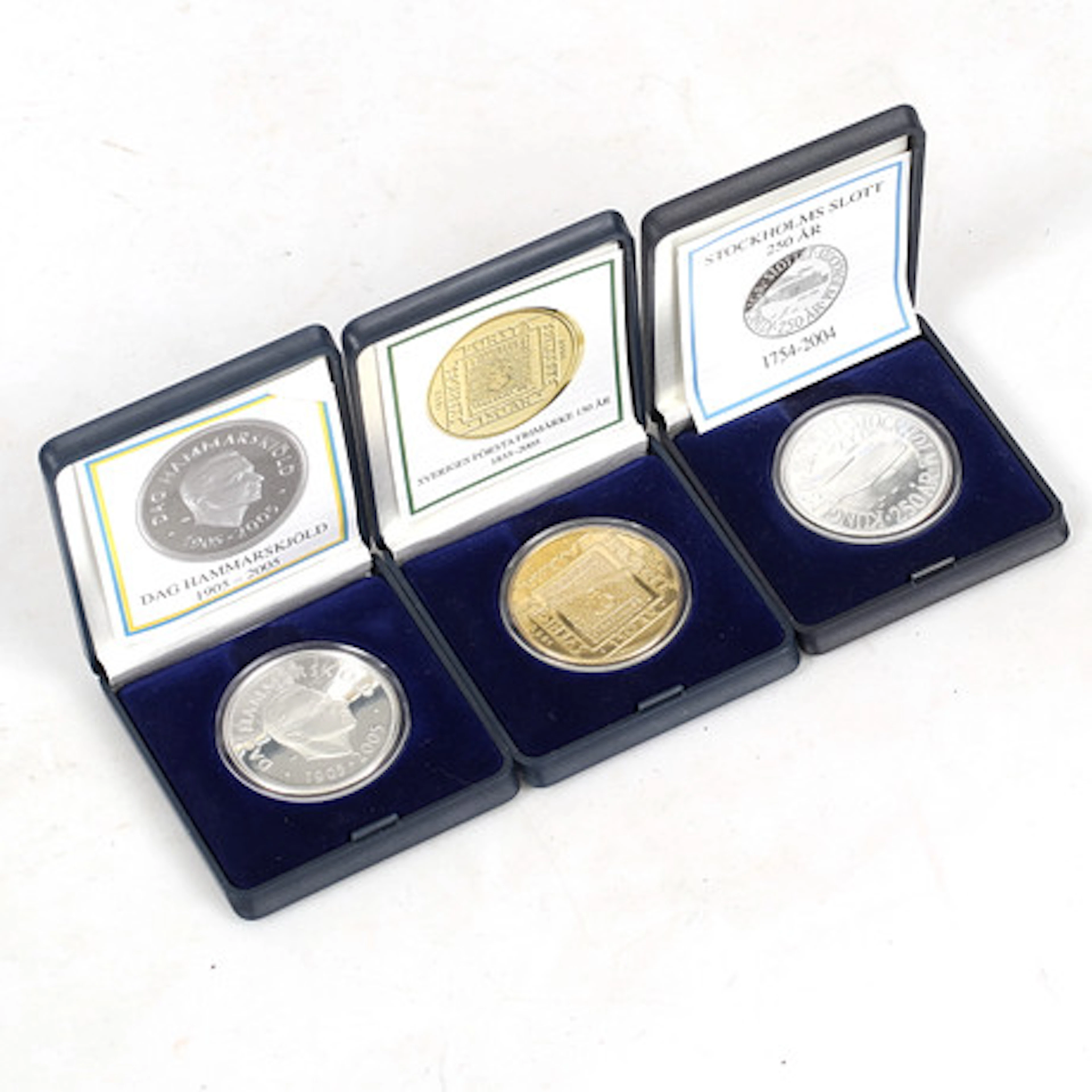 MYNT, 3 st. silver och "Nordic Gold", 2000…