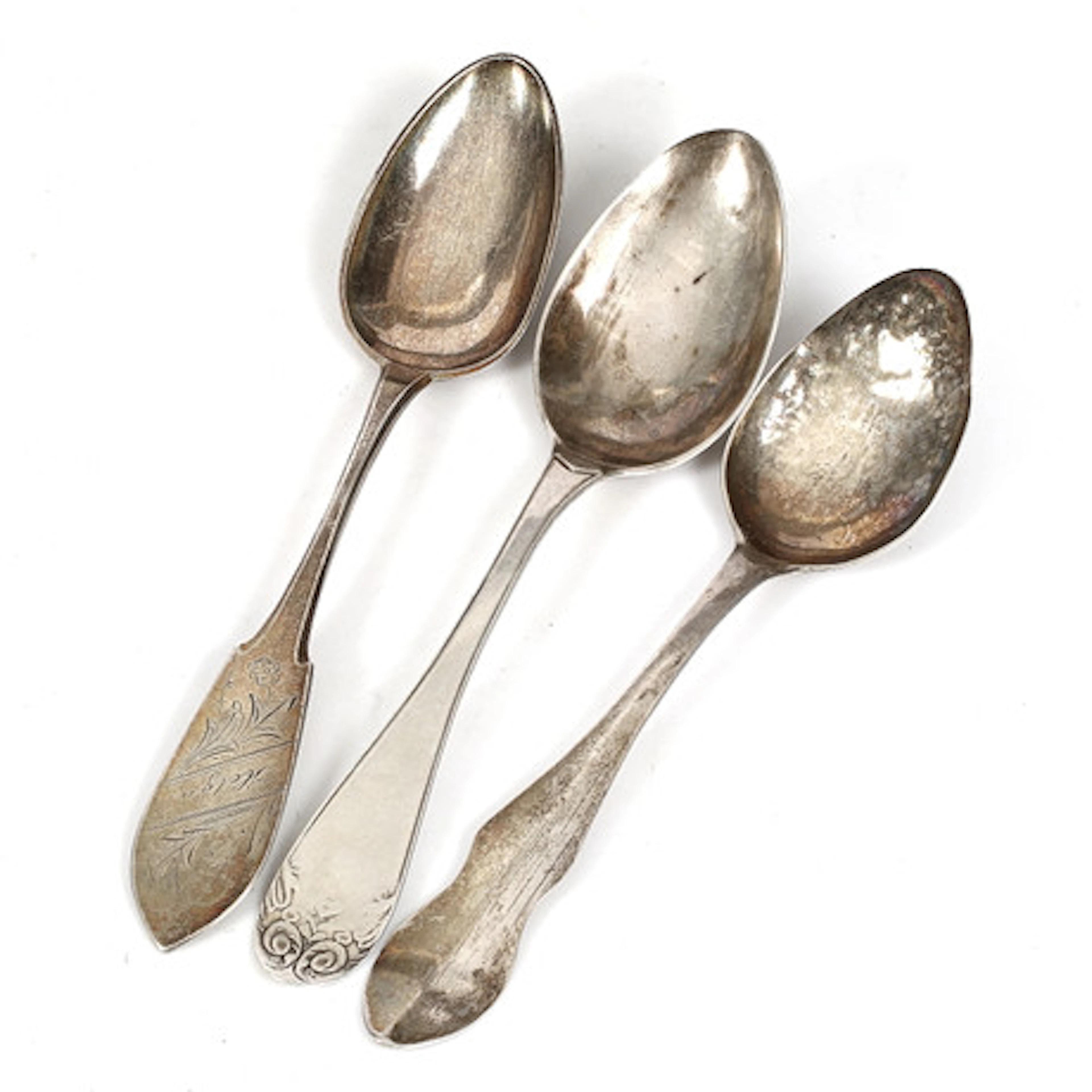 SKEDAR, 3 st, silver, 18&1900-tal.