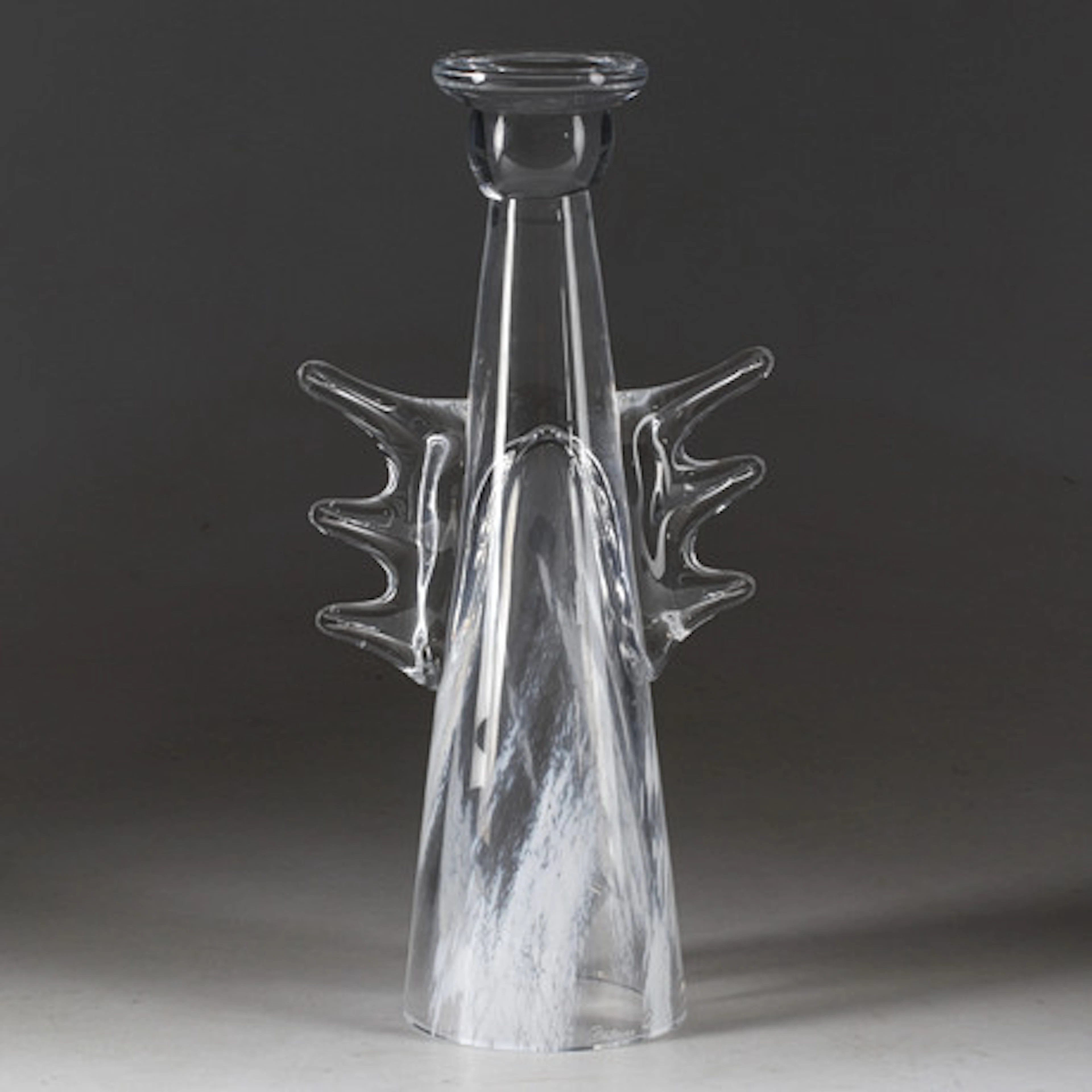 DAGMAR GLEMME. skulptur/vas, glas, "Ängel"…