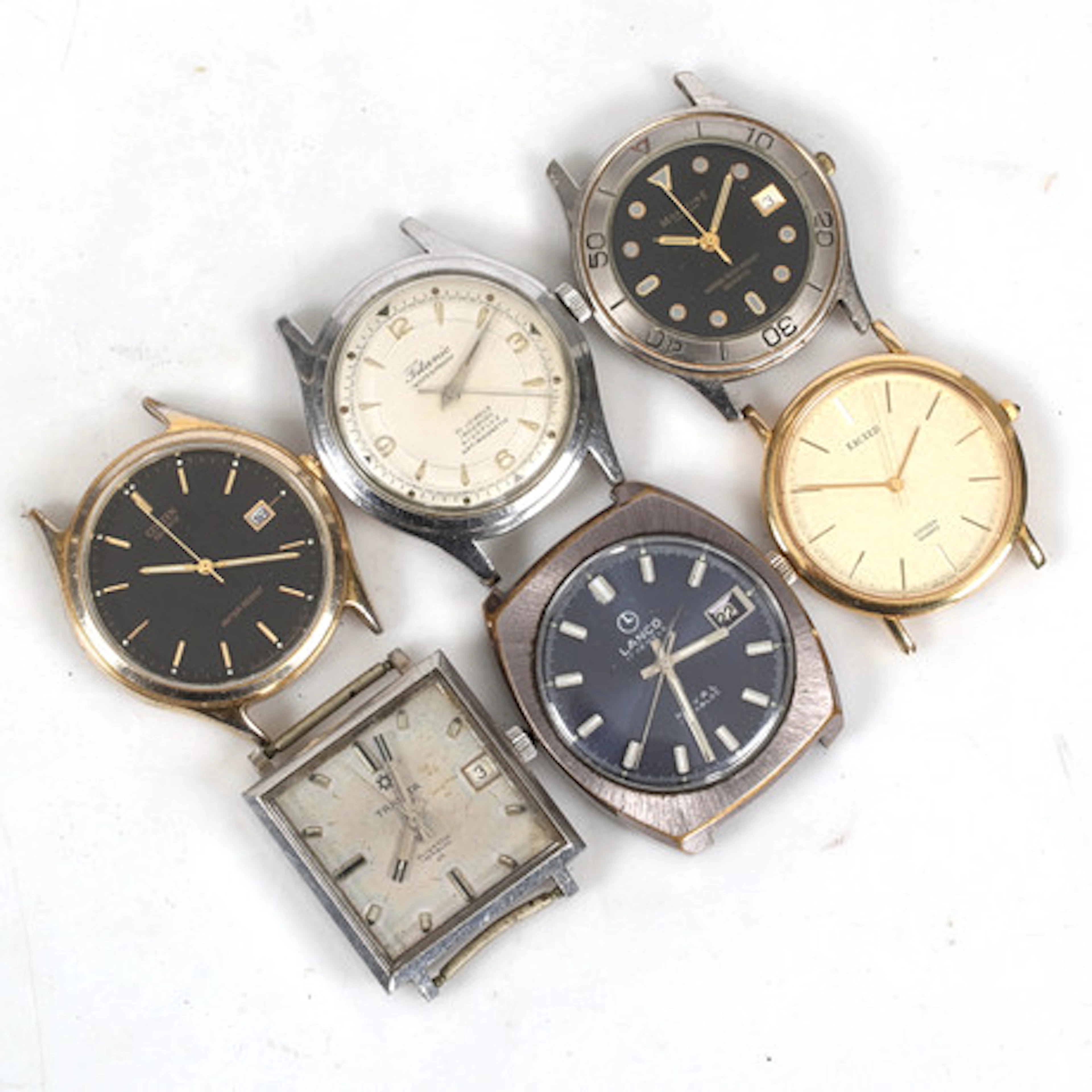 ARMBANDSUR, 6 st, bl.a. Citizen, Titanic, …