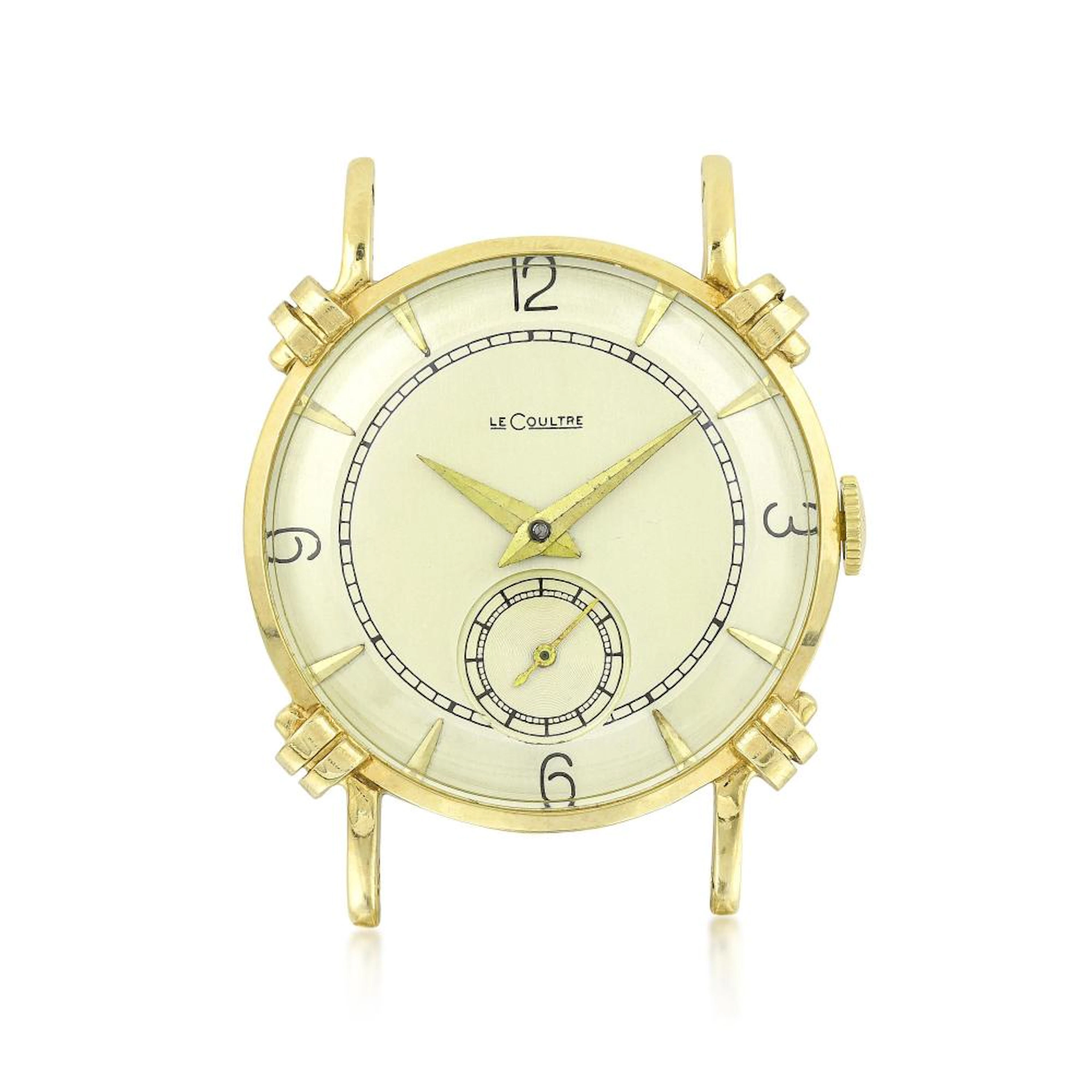 LeCoultre with Fancy Knotted Lugs in 14K Gold