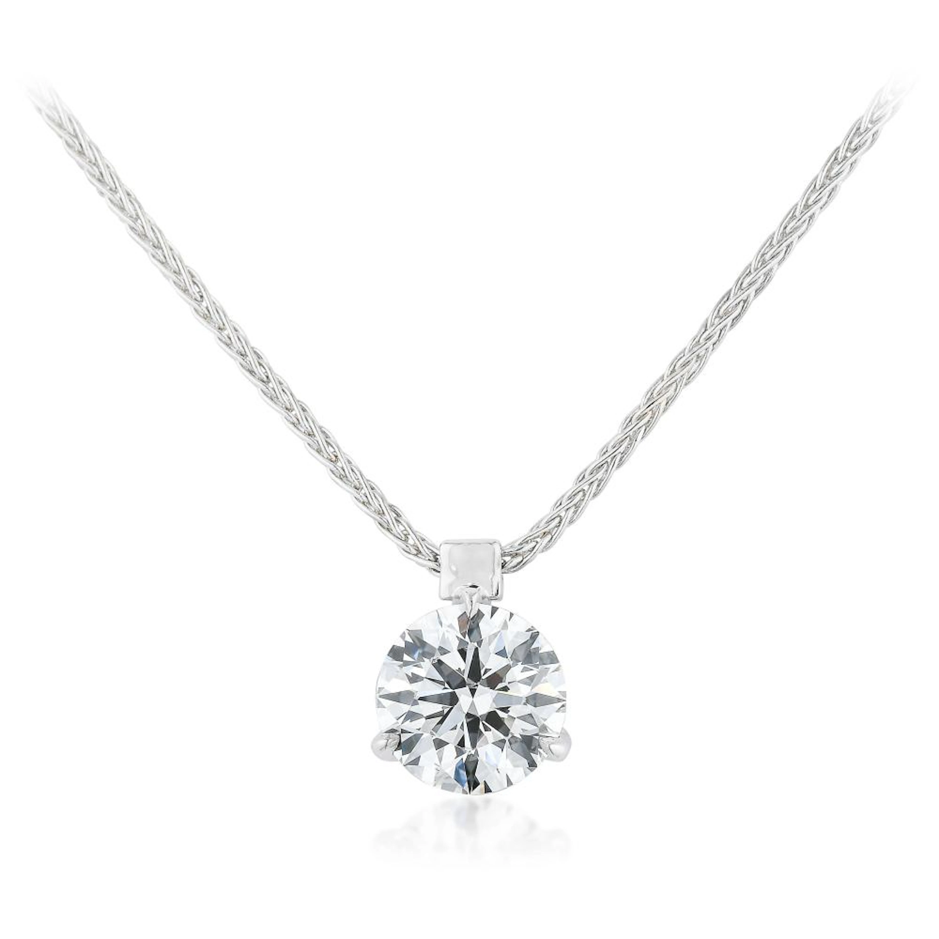 Hearts on Fire 1.14-Carat Diamond Pendant Necklace
