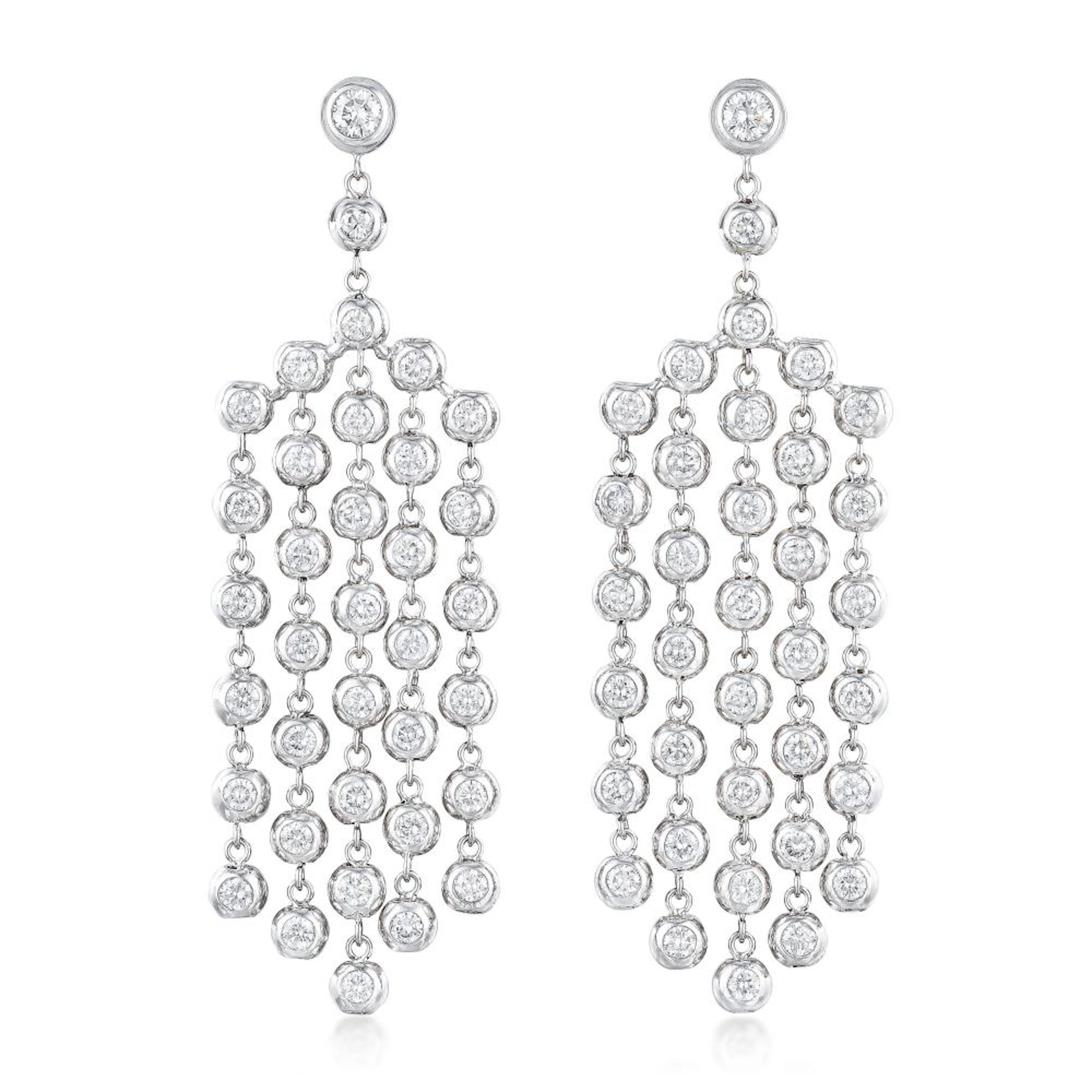 Diamond Chandelier Earrings