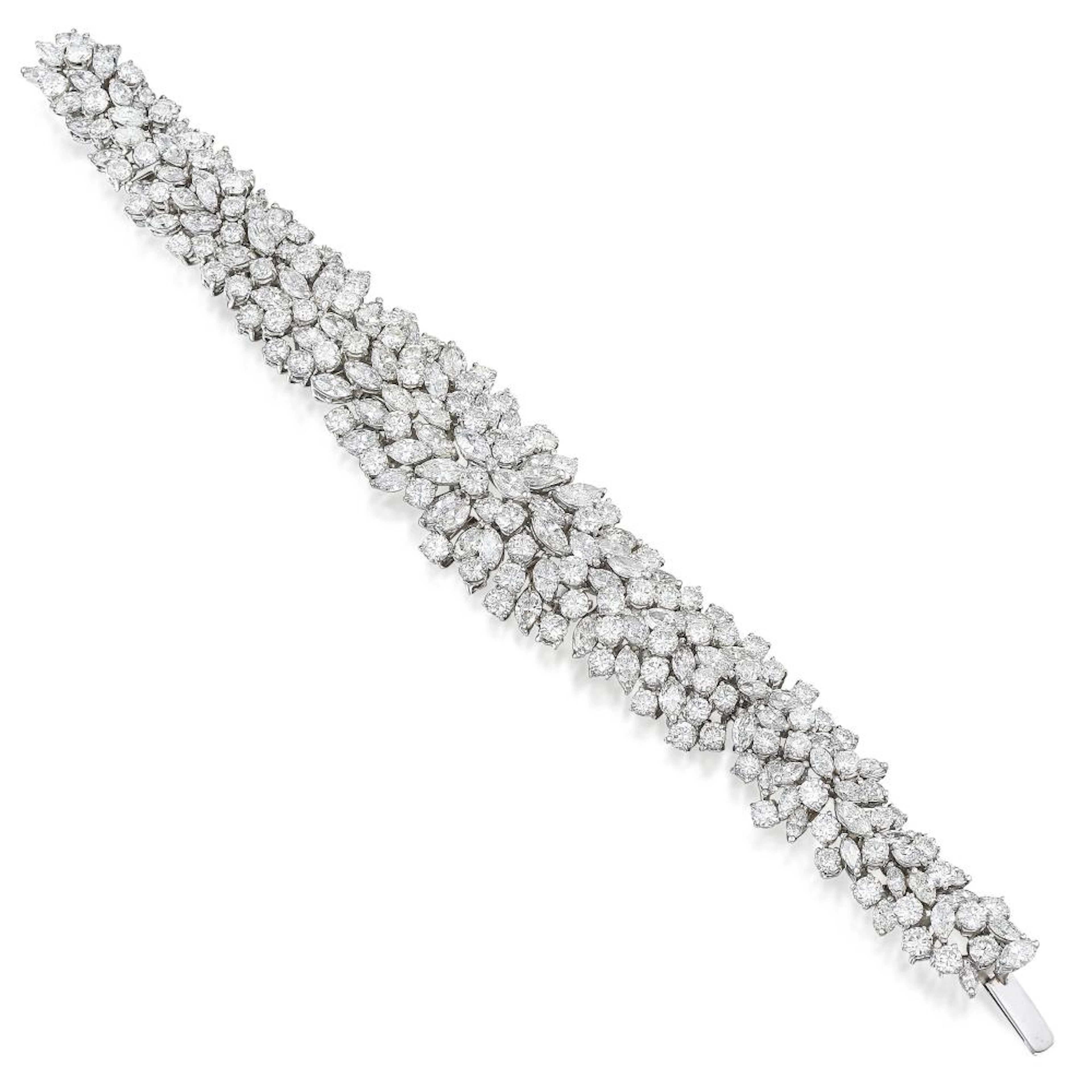 Fine Diamond Cluster Bracelet