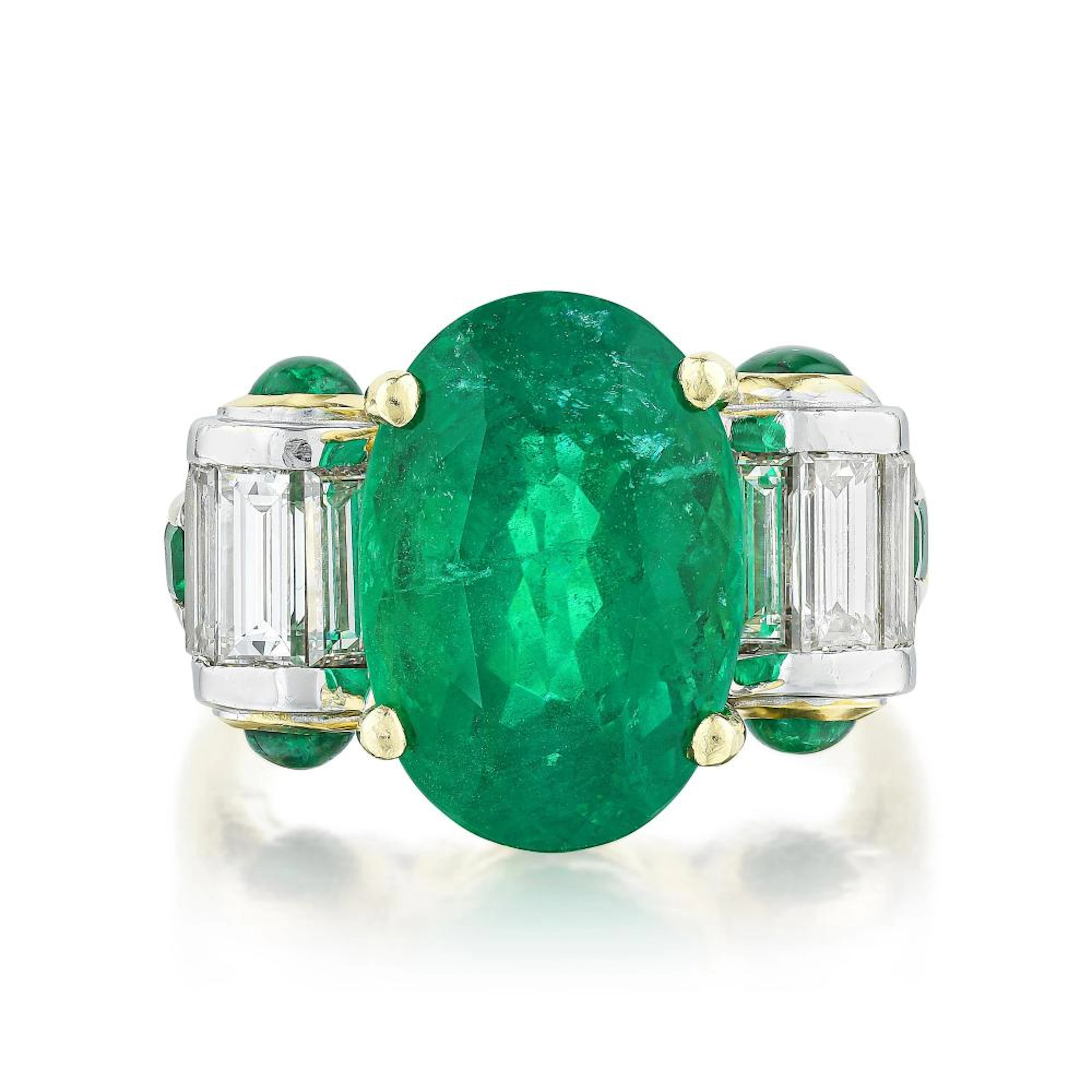 Emerald and Diamond Ring, Italia