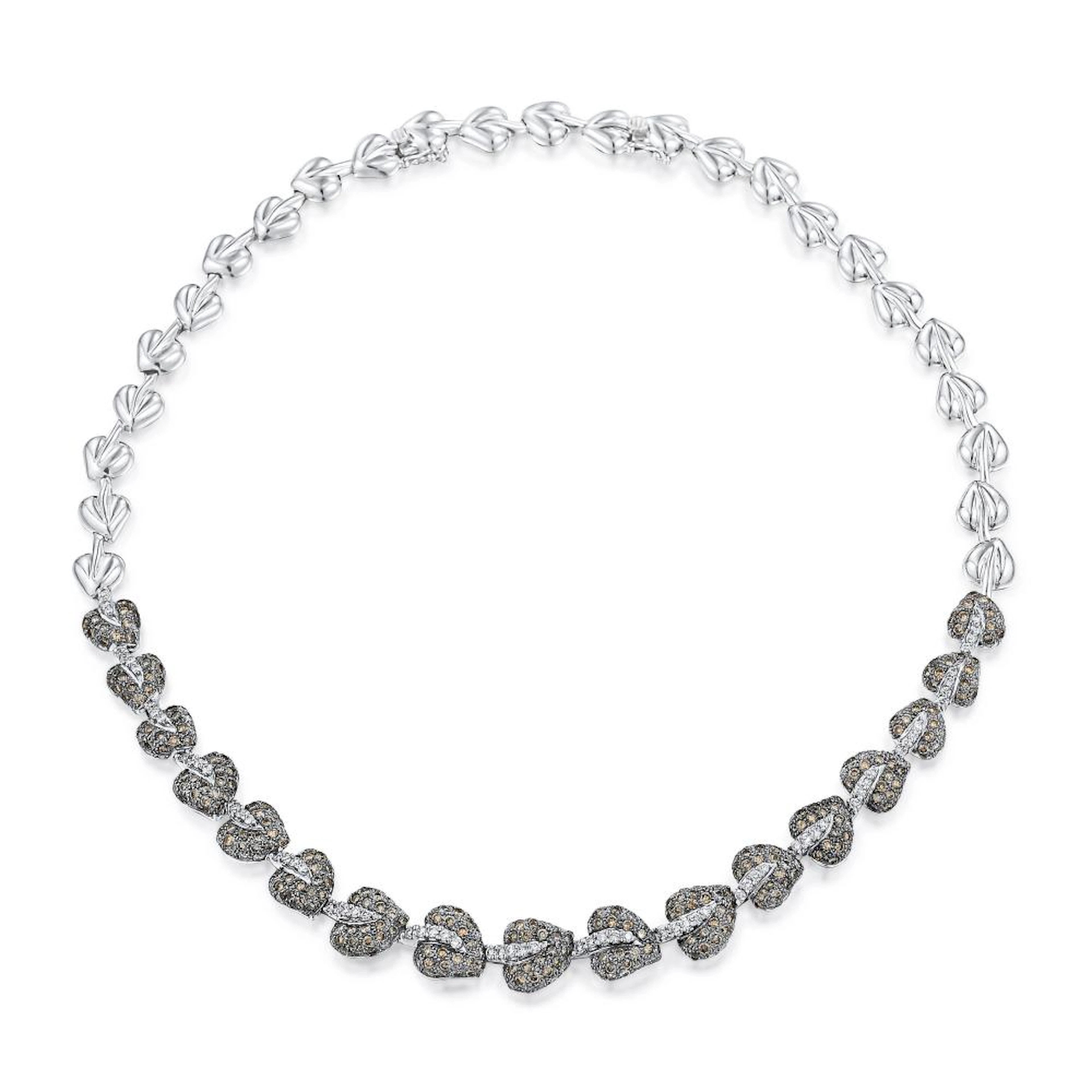 Diamond Leaf Necklace