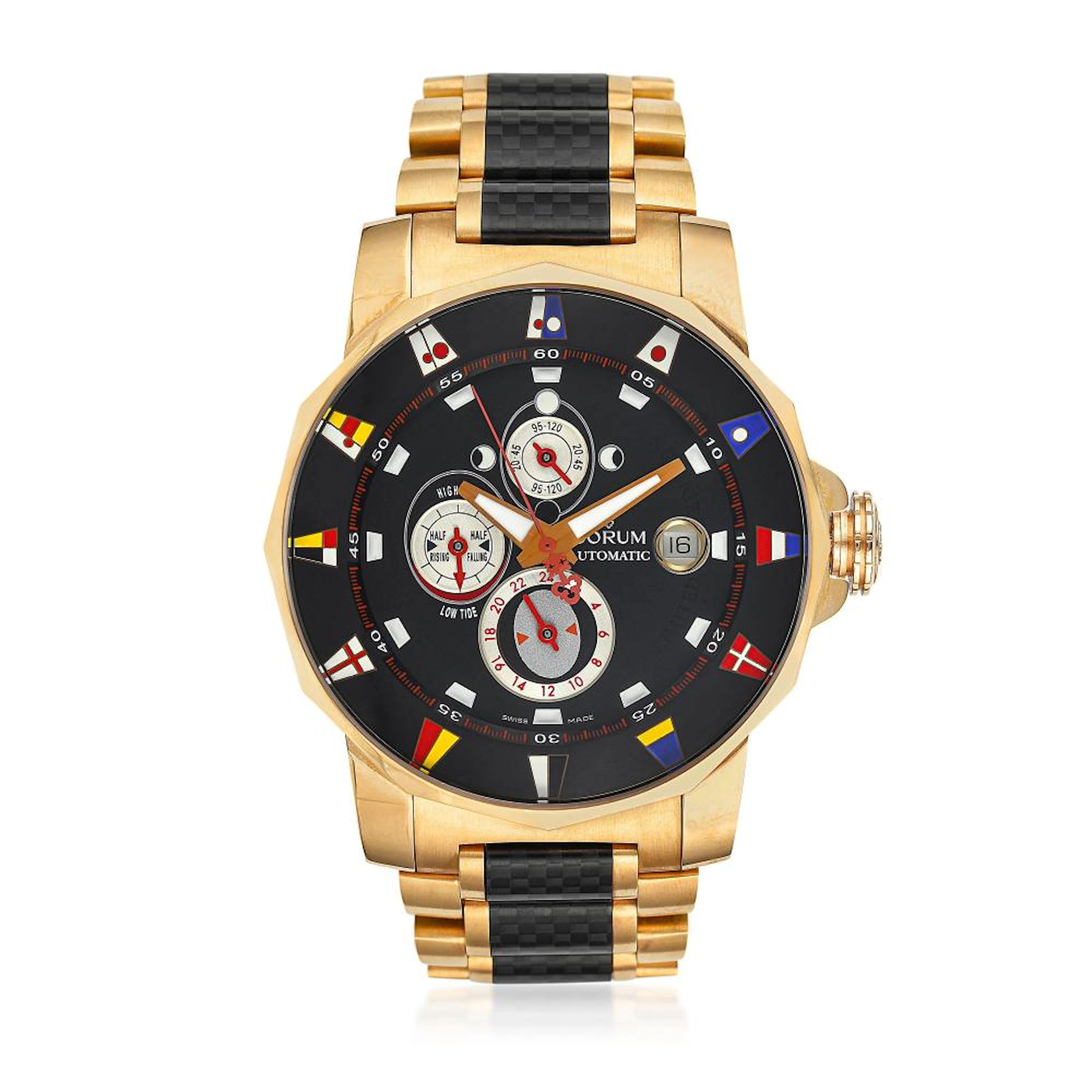 Corum Admiral's Cup Tides Watch in 18K Rose Gold