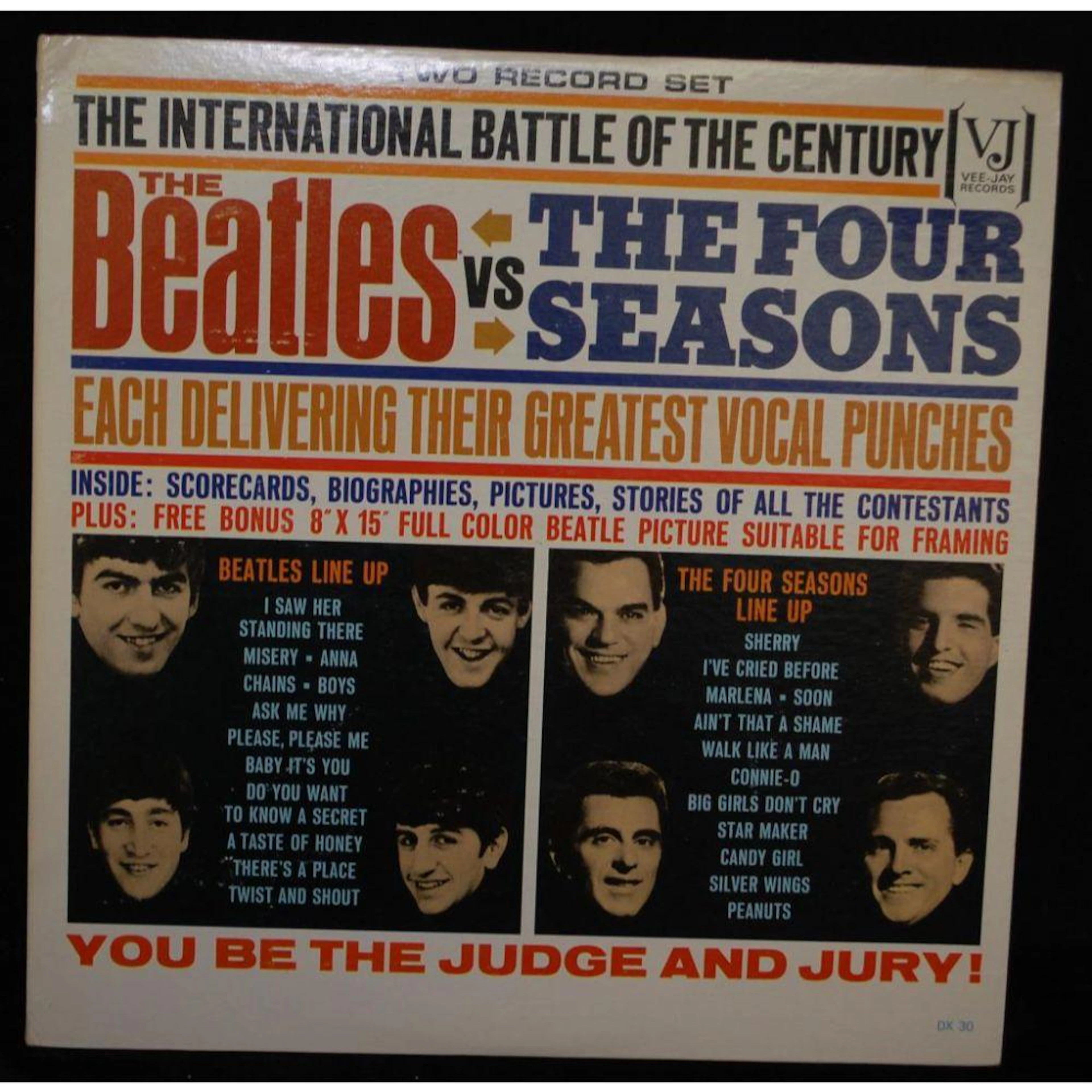 1964 "The Beatles vs The Four Seasons" Gatefold