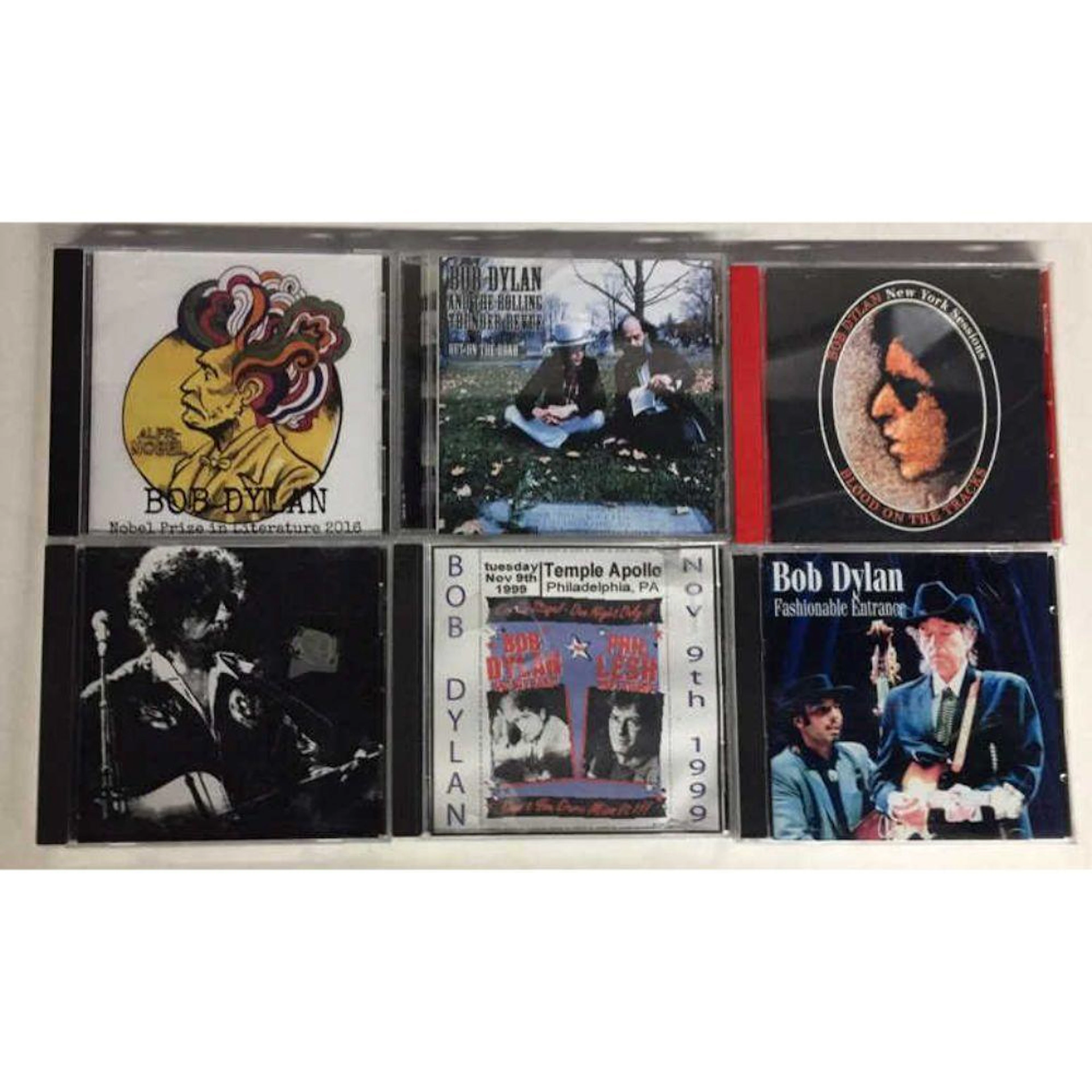 (6) Bob Dylan Bootleg Music CD's -