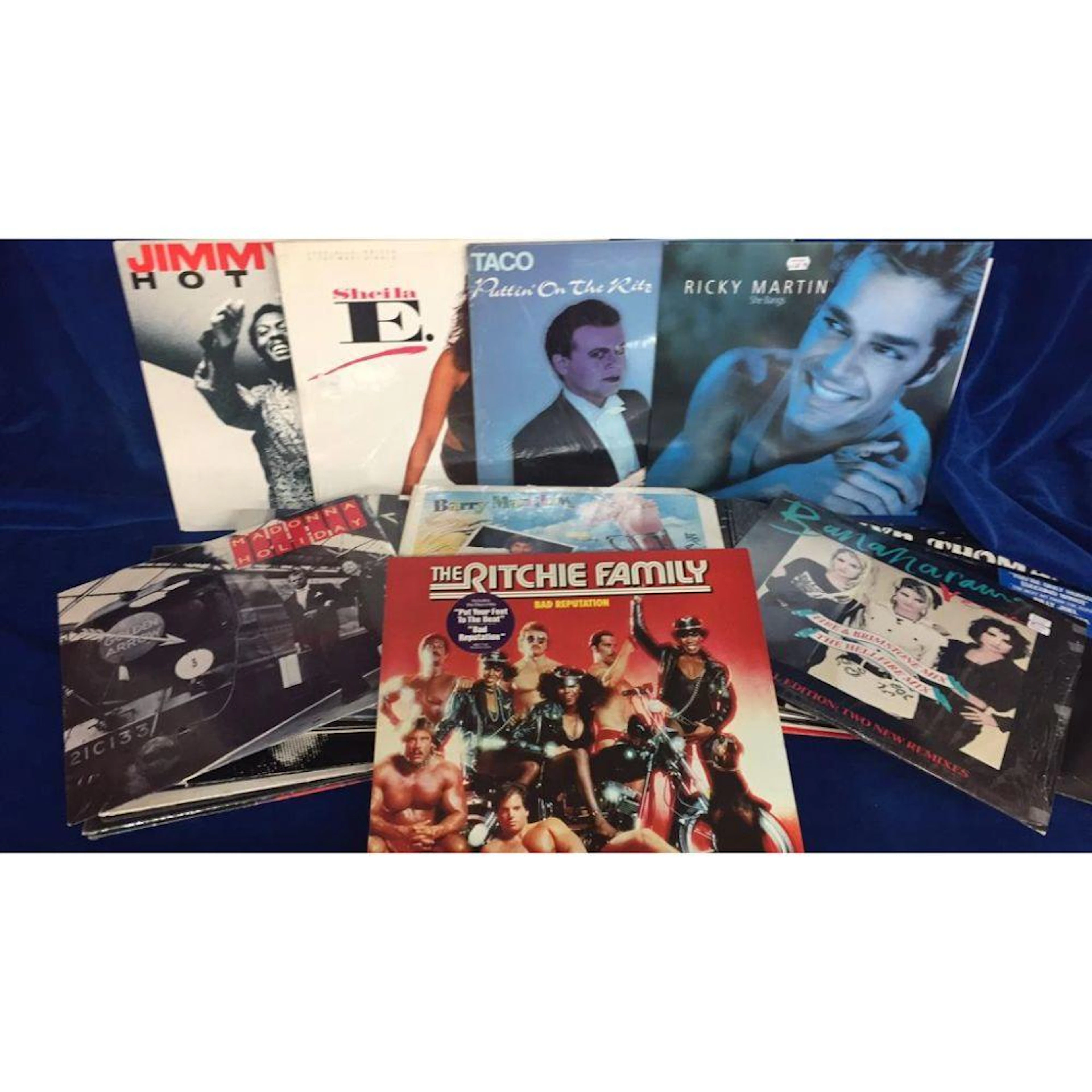 (45) High Grade 12" Disco Single LP's -