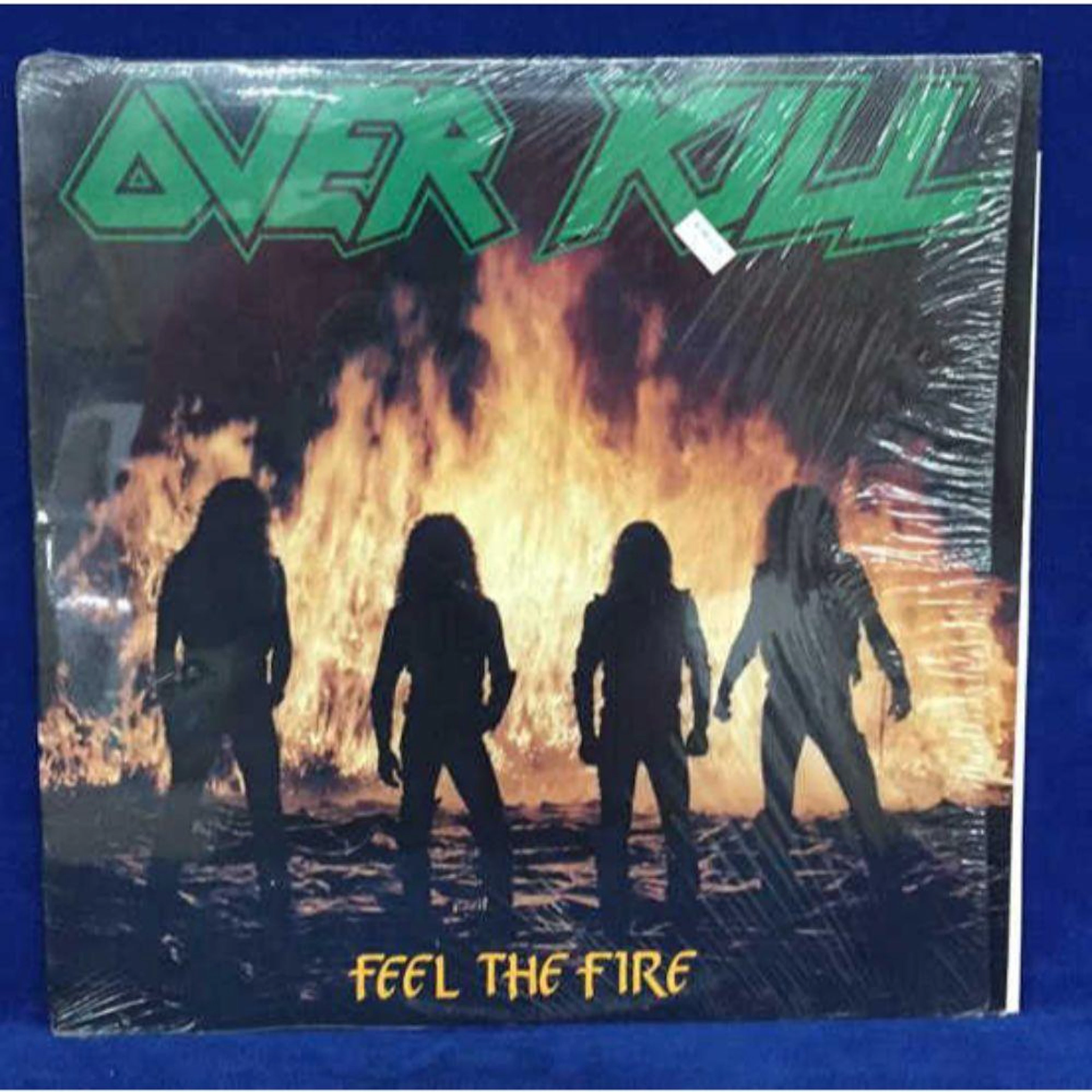 Over Kill "Feel the Fire" Trash Metal LP w/Orig