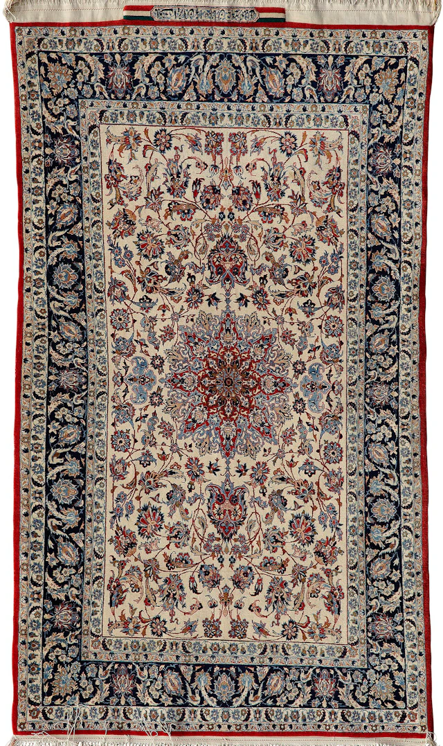 ISFAHAN, semiantik, signerad Seyrafian, 181 x