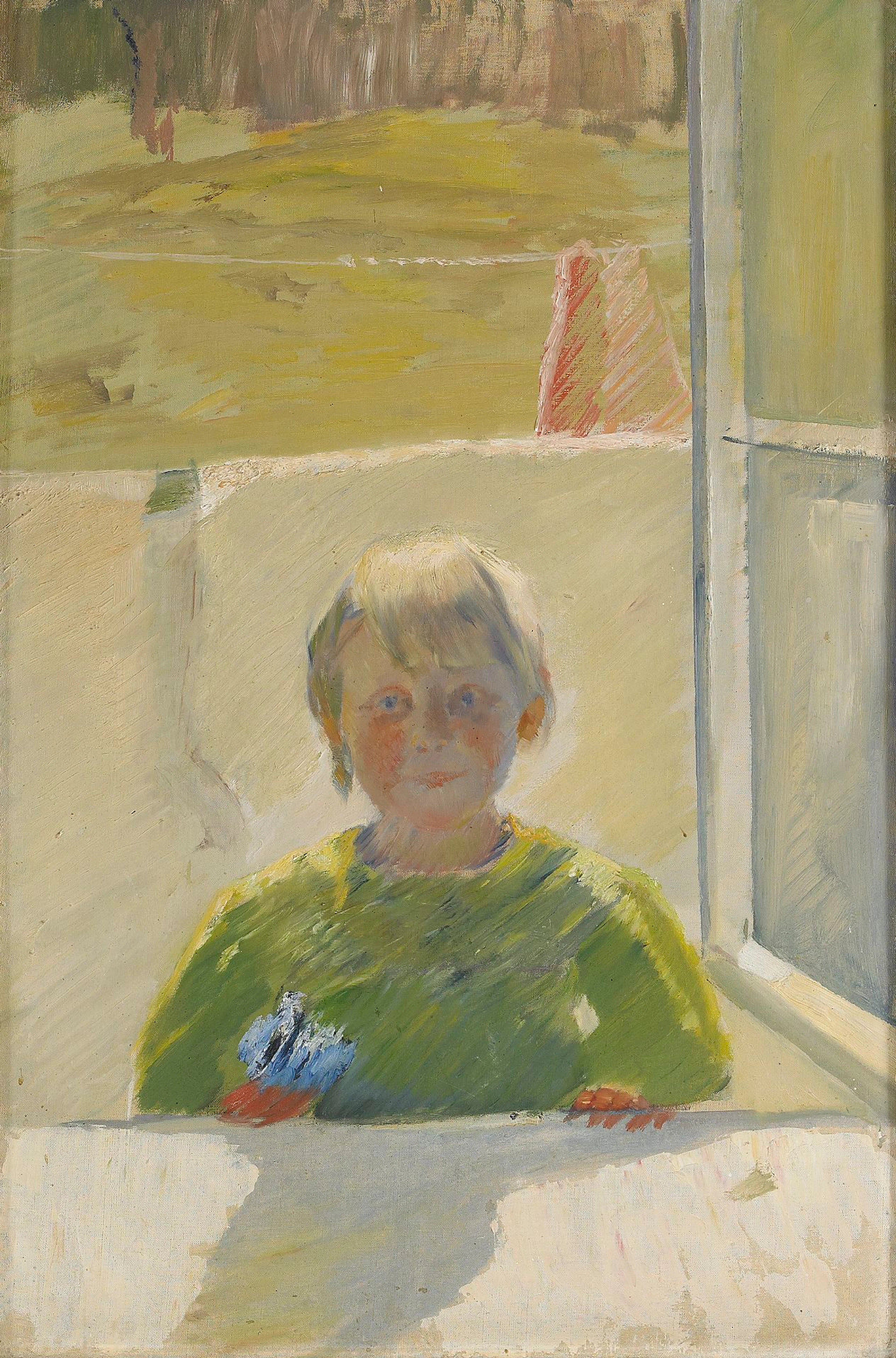 ODA KROHG, Norge 1860-1935, Nanna i fönstret