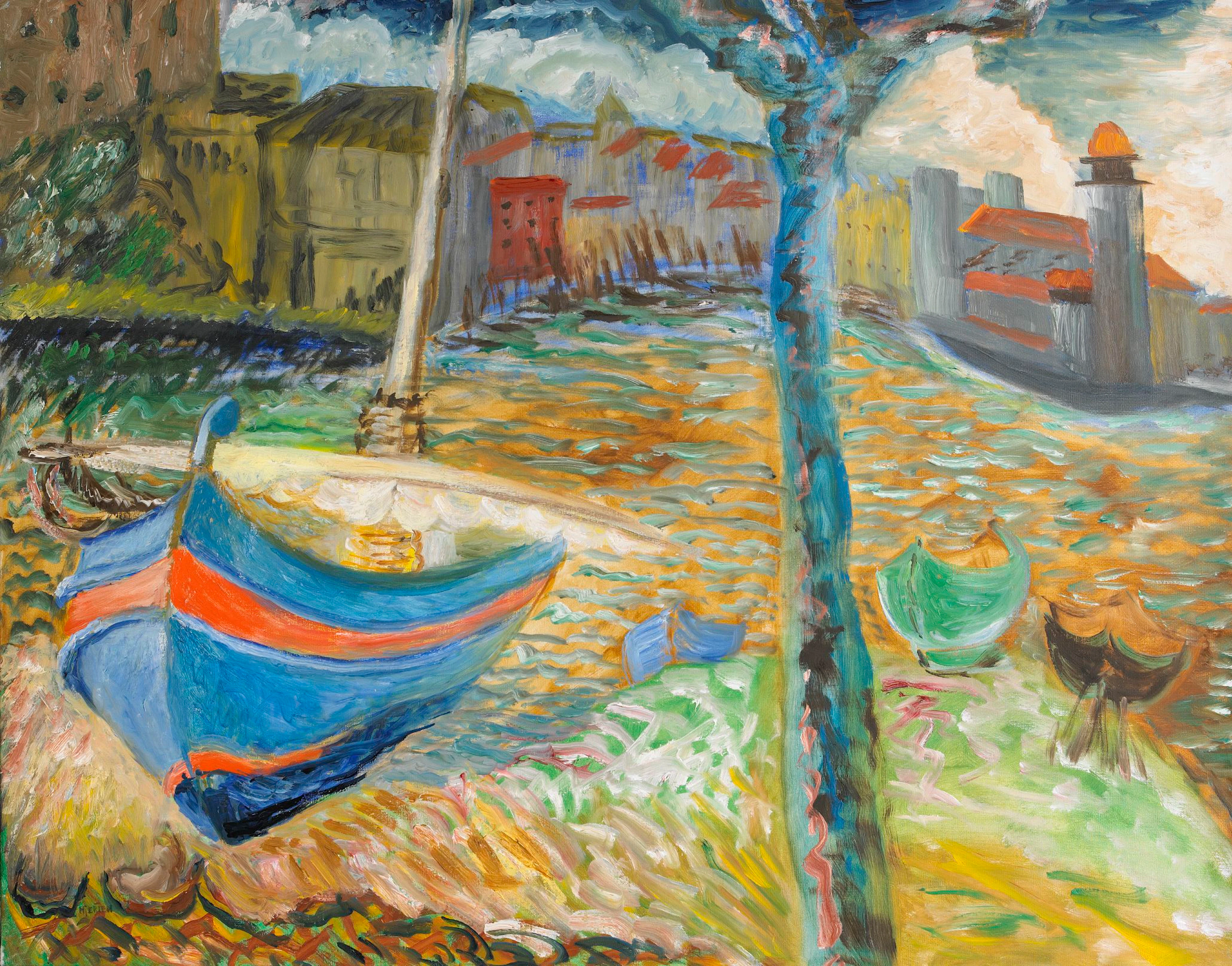 Sigrid Hjertén, Den blå båten, Collioure