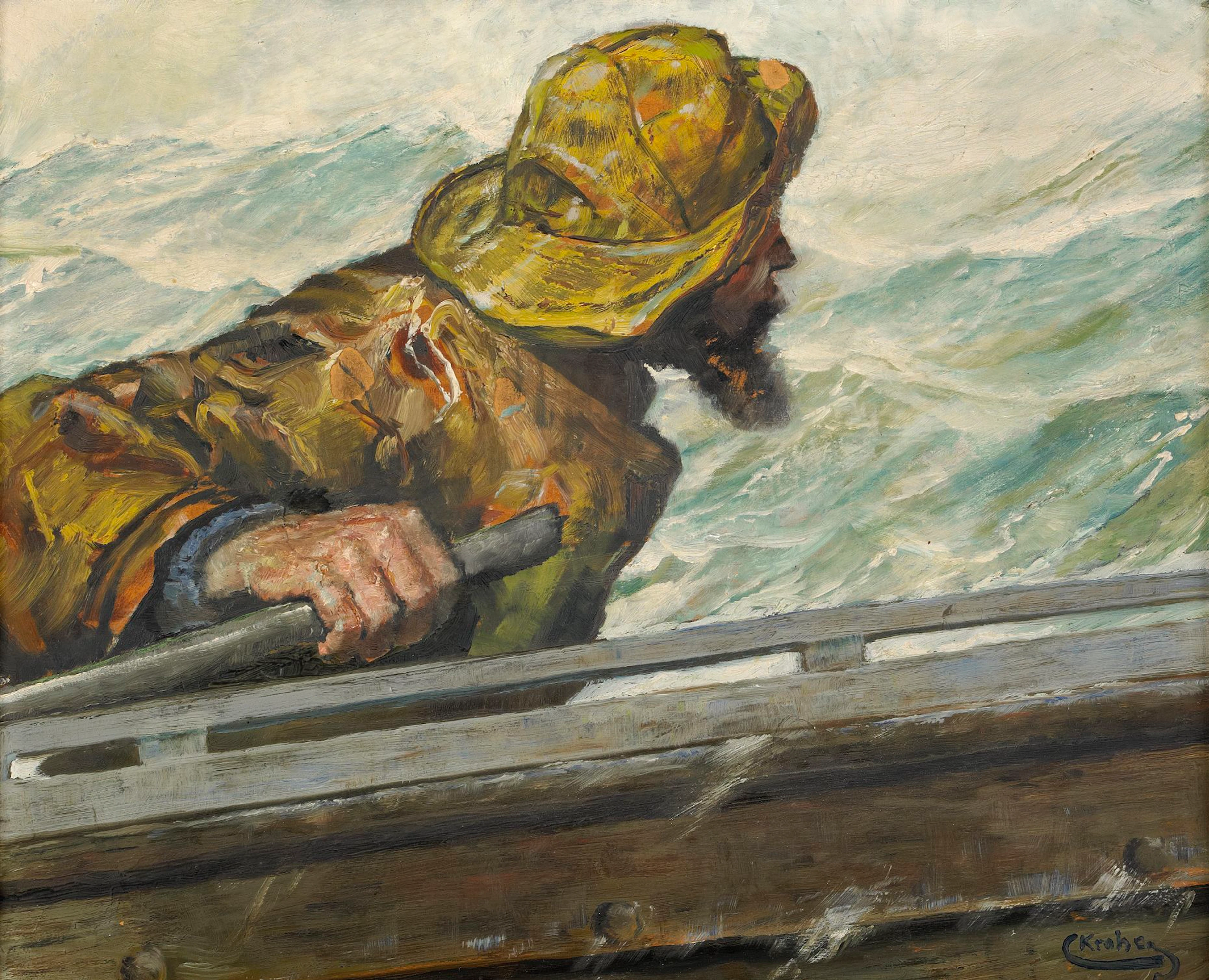 Christian Krohg, Fiskare i båt