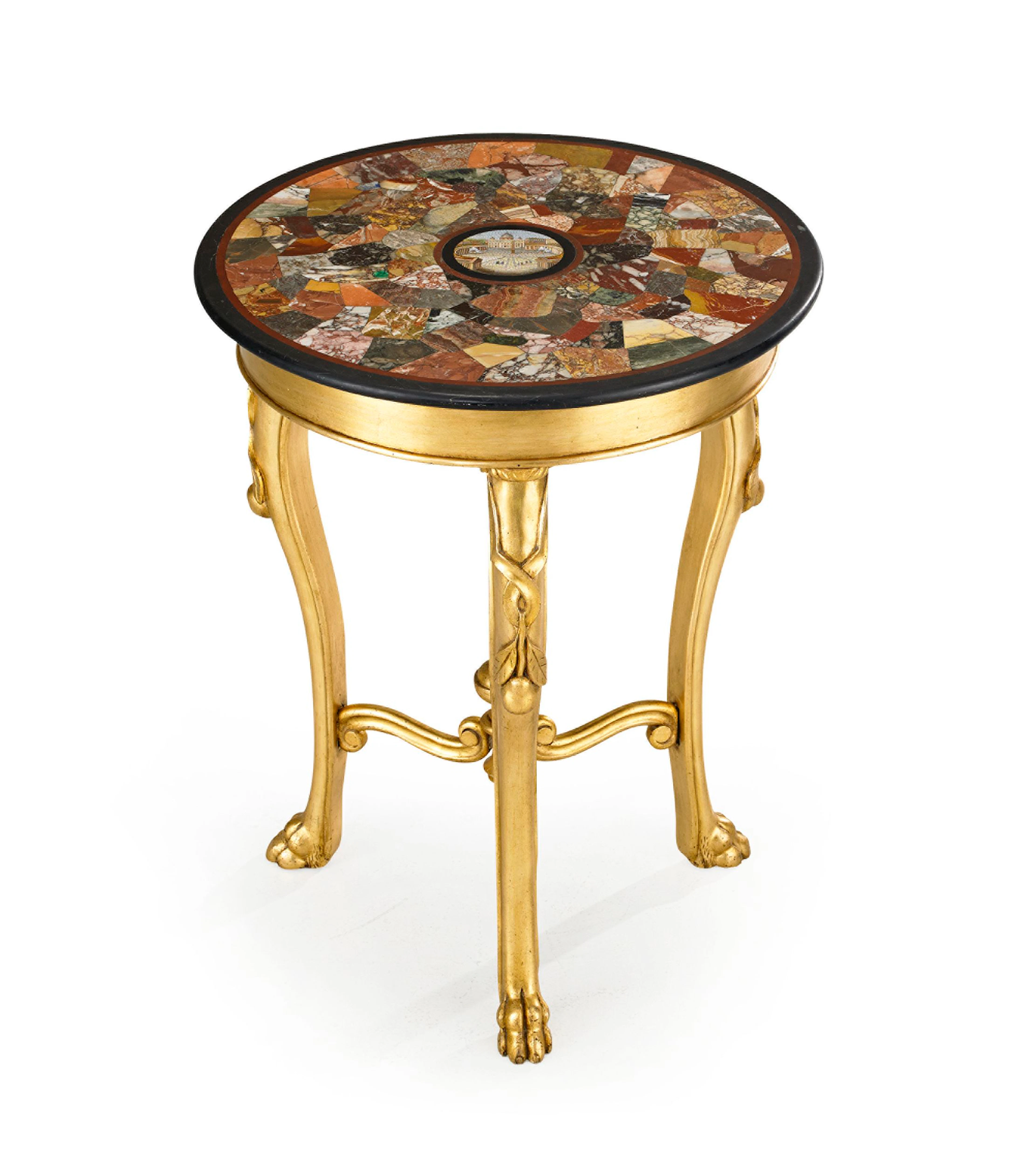 Bordsskiva i pietra dura, 1800-talets första hälft