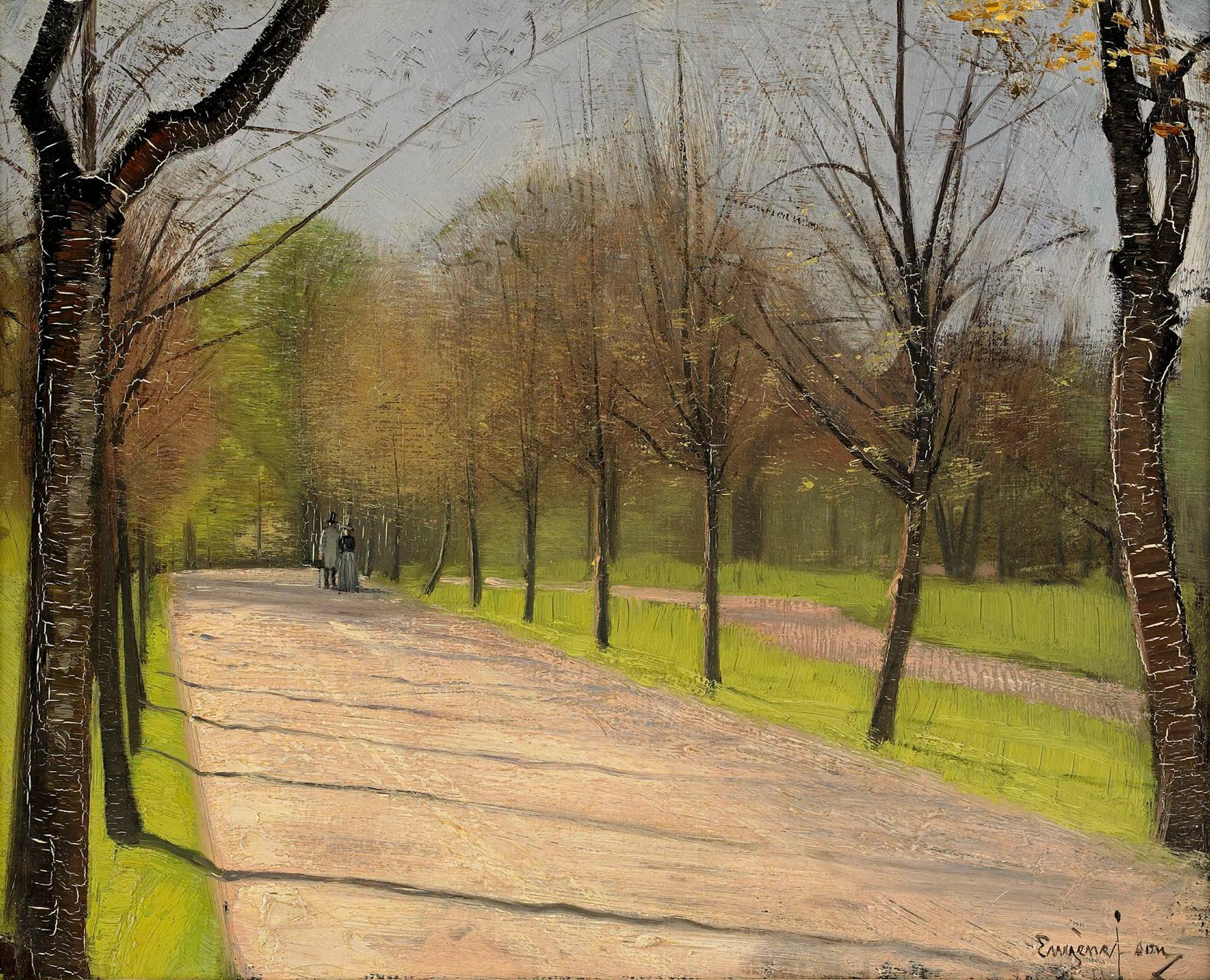 Eugène Jansson, Promenerande par